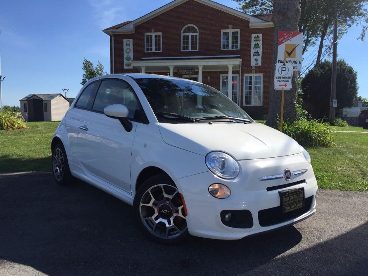 <p>This 2015 Fiat 500 Sport is loaded with BLUETOOTH, USB/AUX/CD/MP3 connectivity for your IPOD/IPHONE or ANDROID music playing device, Aluminum Wheels, Steering Wheel Audio Controls, Trip Computer, Cargo Shade for the trunk and many more features. Call 1-519-686-7253 or Visit 443 Exeter Rd.</p>
<ul>
<li class=li1><span class=s2>Voted&nbsp;<strong><em>#1 Best Used Car Dealership</em></strong>&nbsp;through 2014 - 2016 in London, Ontario</span></li>
<li class=li1><span class=s2>Voted&nbsp;<strong><em>Top Choice Award</em></strong>&nbsp;in 2015 and 2016</span></li>
<li class=li1><span class=s2>Voted&nbsp;<strong><em>London&rsquo;s Readers&rsquo; Choice Award</em></strong>&nbsp;2014 and 2015&nbsp;</span></li>
<li class=li1><span class=s2><strong><em>A+</em></strong><strong><em>Better Business Bureau rating</em></strong></span></li>
<li class=li1><span class=s2>We have been in business for&nbsp;</span><span class=s4><strong>27yrs</strong></span><span class=s2><strong><em>&nbsp;</em></strong></span></li>
<li class=li1><span class=s2>Most liked used car dealer on social media in Canada</span></li>
<li class=li1><span class=s2>We use an exclusive 3rd party tool that accurately monitors vehicle prices to guarantee our customers get the best value.&nbsp;</span></li>
<li class=li1><span class=s2><strong><em>NO NEED FOR HAGGLING!&nbsp;</em></strong></span></li>
<li class=li1><span class=s2><strong><em>NO HIDDEN ADMIN. FEES!</em></strong></span></li>
<li class=li1><span class=s2><strong><em>Just honesty and integrity at no additional charge</em></strong></span></li>
<li class=li1><span class=s2>All vehicles:</span></li>
<ul>
<li class=li1><span class=s2>Go through Safety inspection with 30 days 100% safety related items warranty completed by us</span></li>
<li class=li1><span class=s2>With below 50% brakes will be replaced&nbsp;</span></li>
<li class=li1><span class=s2>Receive a semi-synthetic oil-lube-filter</span></li>
<li class=li1><span class=s2>Undergo Emissions test and an extensive inspection</span></li>
<li class=li1><span class=s2>Include a FREE CarProof Report</span></li>
<li class=li2><span class=s2>Purchased include FREE cleanup and detailing</span></li>
</ul>
<li class=li2><span class=s2>Our&nbsp;<em>Finance Specialists</em>&nbsp;will do their best to:</span></li>
<ul>
<li class=li2><span class=s2>Provide&nbsp;<strong><em>SAME-DAY APPROVALS</em></strong></span></li>
<li class=li2><span class=s2>Ensure achieving the&nbsp;<strong><em>LOWEST INTEREST RATE &</em></strong>&nbsp;<strong><em>BEST TERMS&nbsp;</em></strong>possible</span></li>
<li class=li2><span class=s2>Provide&nbsp;<strong><em>FULLY OPEN-END LOANS *pay them off any time with no penalty*</em></strong></span></li>
</ul>
<li class=li3><span class=s2>Whether its good, bad or no credit, bankruptcy, proposal, divorce or repossessions. $0 down Apply securely with confidence at&nbsp;<a href=http://bit.ly/2cg4WeM><span class=s5>http://bit.ly/2cg4WeM</span></a></span><span class=s6>&nbsp;</span></li>
<li class=li3><span class=s2>We make the buying process SIMPLE and STRESS-FREE, our reviews speak for themselves:</span></li>
<ul>
<li class=li4><span class=s8><strong><em>Google</em></strong><em>:</em></span><span class=s9><a href=http://bit.ly/2cK4fi3><span class=s10>http://bit.ly/2cK4fi3</span></a></span></li>
<li class=li5><span class=s8><strong><em>DealerRater:</em></strong></span><span class=s12><a href=http://bit.ly/2cIdFI1><span class=s5>http://bit.ly/2cIdFI1</span></a></span></li>
<li class=li5><span class=s8><strong><em>N49.com:</em></strong></span><span class=s12><a href=http://bit.ly/2bYZlOh><span class=s5>http://bit.ly/2bYZlOh</span></a></span></li>
<li class=li5><span class=s8><strong><em>BBB:</em></strong></span><span class=s9>&nbsp;<a href=http://go.bbb.org/2cK5Cxd><span class=s5>http://go.bbb.org/2cK5Cxd</span></a></span></li>
</ul>
</ul>
<p>&nbsp;**Payments are based off qualifying monthly term $0 down & 4.9% interest. Qualifying term and rate of borrowing varies by lender. Example: The cost of borrowing on a vehicle with a purchase price of $10000 at 4.9% over 60 month term is $1499.78. Rates are subject to change without notice.&nbsp;</p>