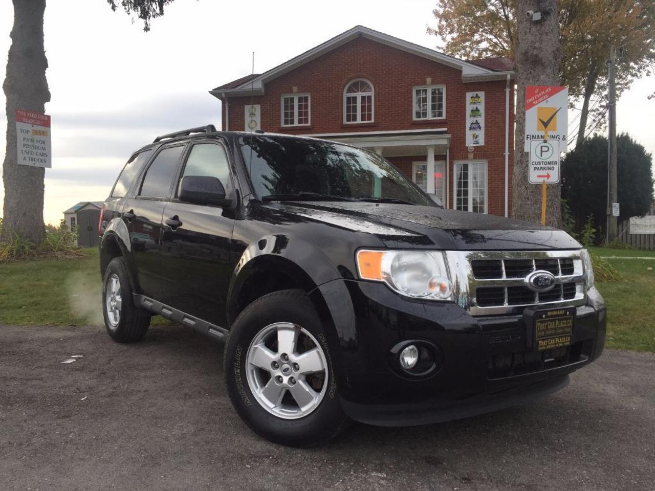 <p>This 2012 Ford Escape XLT comes nicely equipped with Bluetooth, USB/AUX/CD/Mp3 connectivity for your iPod/iPhone or Android music playing device. Also Comes with a Roof Rack, Spacious Interior, Power Driver Seat/Windows/Locks/Mirrors, Keyless Entry, Cruise Control and many more features. Call 1-519-686-7253 or Visit us at 443 Exeter Rd.</p>
<ul>
<li class=li1><span class=s2>Voted <strong><em>#1 Best Used Car Dealership</em></strong> through 2014 - 2016 in London, Ontario</span></li>
<li class=li1><span class=s2>Voted <strong><em>Top Choice Award</em></strong> in 2015 and 2016</span></li>
<li class=li1><span class=s2>Voted <strong><em>London&rsquo;s Readers&rsquo; Choice Award</em></strong> 2014 and 2015&nbsp;</span></li>
<li class=li1><span class=s2><strong><em>A+</em></strong><strong><em>Better Business Bureau rating</em></strong></span></li>
<li class=li1><span class=s2>We have been in business for </span><span class=s4><strong>27yrs</strong></span><span class=s2><strong><em>&nbsp;</em></strong></span></li>
<li class=li1><span class=s2>Most liked used car dealer on social media in Canada</span></li>
<li class=li1><span class=s2>We use an exclusive 3rd party tool that accurately monitors vehicle prices to guarantee our customers get the best value.&nbsp;</span></li>
<li class=li1><span class=s2><strong><em>NO NEED FOR HAGGLING!&nbsp;</em></strong></span></li>
<li class=li1><span class=s2><strong><em>NO HIDDEN ADMIN. FEES!</em></strong></span></li>
<li class=li1><span class=s2><strong><em>Just honesty and integrity at no additional charge</em></strong></span></li>
<li class=li1><span class=s2>All vehicles:</span></li>
<ul>
<li class=li1><span class=s2>Go through Safety inspection with 30 days 100% safety related items warranty completed by us</span></li>
<li class=li1><span class=s2>With below 50% brakes will be replaced&nbsp;</span></li>
<li class=li1><span class=s2>Receive a semi-synthetic oil-lube-filter</span></li>
<li class=li1><span class=s2>Undergo Emissions test and an extensive inspection</span></li>
<li class=li1><span class=s2>Include a FREE CarProof Report</span></li>
<li class=li2><span class=s2>Purchased include FREE cleanup and detailing</span></li>
</ul>
<li class=li2><span class=s2>Our <em>Finance Specialists</em> will do their best to:</span></li>
<ul>
<li class=li2><span class=s2>Provide <strong><em>SAME-DAY APPROVALS</em></strong></span></li>
<li class=li2><span class=s2>Ensure achieving the <strong><em>LOWEST INTEREST RATE &</em></strong> <strong><em>BEST TERMS </em></strong>possible</span></li>
<li class=li2><span class=s2>Provide <strong><em>FULLY OPEN-END LOANS *pay them off any time with no penalty*</em></strong></span></li>
</ul>
<li class=li3><span class=s2>Whether its good, bad or no credit, bankruptcy, proposal, divorce or repossessions. $0 down Apply securely with confidence at <a href=http://bit.ly/2cg4WeM><span class=s5>http://bit.ly/2cg4WeM</span></a></span><span class=s6>&nbsp;</span></li>
<li class=li3><span class=s2>We make the buying process SIMPLE and STRESS-FREE, our reviews speak for themselves:</span></li>
<ul>
<li class=li4><span class=s8><strong><em>Google</em></strong><em>:</em></span><span class=s9><a href=http://bit.ly/2cK4fi3><span class=s10>http://bit.ly/2cK4fi3</span></a></span></li>
<li class=li5><span class=s8><strong><em>DealerRater:</em></strong></span><span class=s12><a href=http://bit.ly/2cIdFI1><span class=s5>http://bit.ly/2cIdFI1</span></a></span></li>
<li class=li5><span class=s8><strong><em>N49.com:</em></strong></span><span class=s12><a href=http://bit.ly/2bYZlOh><span class=s5>http://bit.ly/2bYZlOh</span></a></span></li>
<li class=li5><span class=s8><strong><em>BBB:</em></strong></span><span class=s9> <a href=http://go.bbb.org/2cK5Cxd><span class=s5>http://go.bbb.org/2cK5Cxd</span></a></span></li>
</ul>
</ul>
<p>&nbsp;</p>
<p class=p6><span class=s2>**Payments are based off qualifying monthly term $0 down & 4.9% interest. Qualifying term and rate of borrowing varies by lender. Example: The cost of borrowing on a vehicle with a purchase price of $10000 at 4.9% over 60 month term is $1499.78. Rates are subject to change without notice.&nbsp;</span></p>
<p>&nbsp;</p>