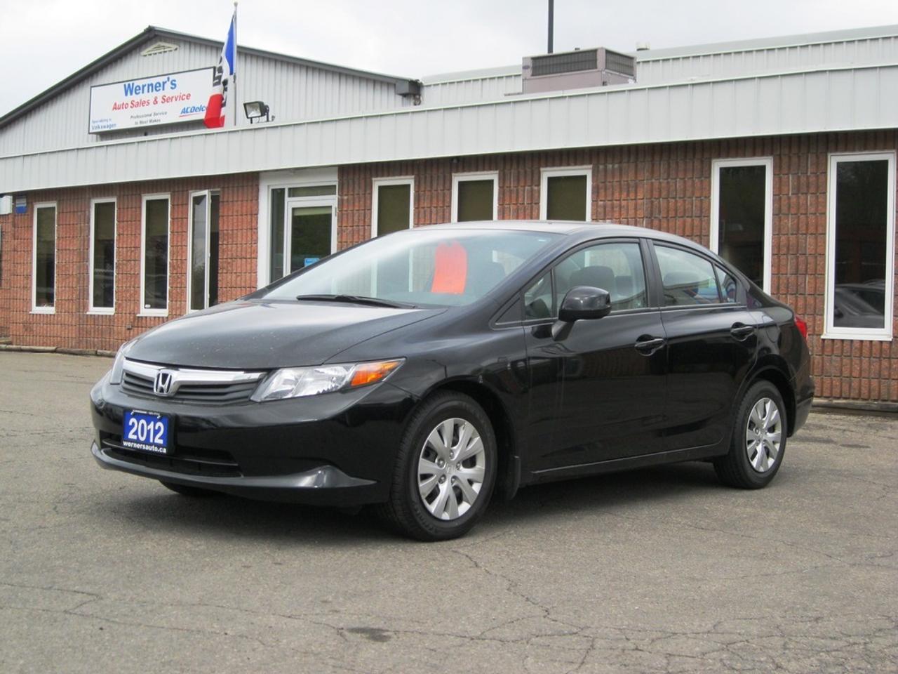 <p>ONLY 84K!! HONDA LEASE-RETURN. BLUETOOTH, POWER OPTIONS, CRUISE CONTROL. BALANCE OF HONDA 5YR.100K POWERTRAIN WARRANTY. CERTIFIED AND E-TESTED. ONLY TAXES AND LICENSE FEES EXTRA. CHECK OUT OUR FULL INVENTORY AT <a href=http://www.WERNERSAUTO.CA>WWW.WERNERSAUTO.CA</a></p>