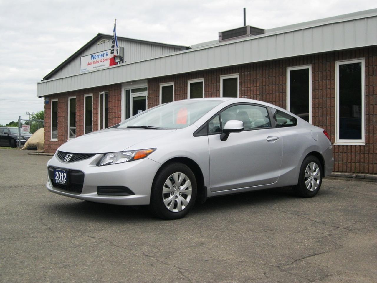 <p>ONLY 35K!! LX, 5-SPEED, BLUETOOTH, CRUISE CONTROL, POWER OPTIONS. BALANCE OF 5YR/100K HONDA POWERTRAIN WARRANTY. CERTIFIED AND E-TESTED. ONLY TAXES AND LICENSE FEES EXTRA. CHECK OUT OUR FULL INVENTORY AT <a href=http://www.WERNERSAUTO.CA>WWW.WERNERSAUTO.CA</a></p>