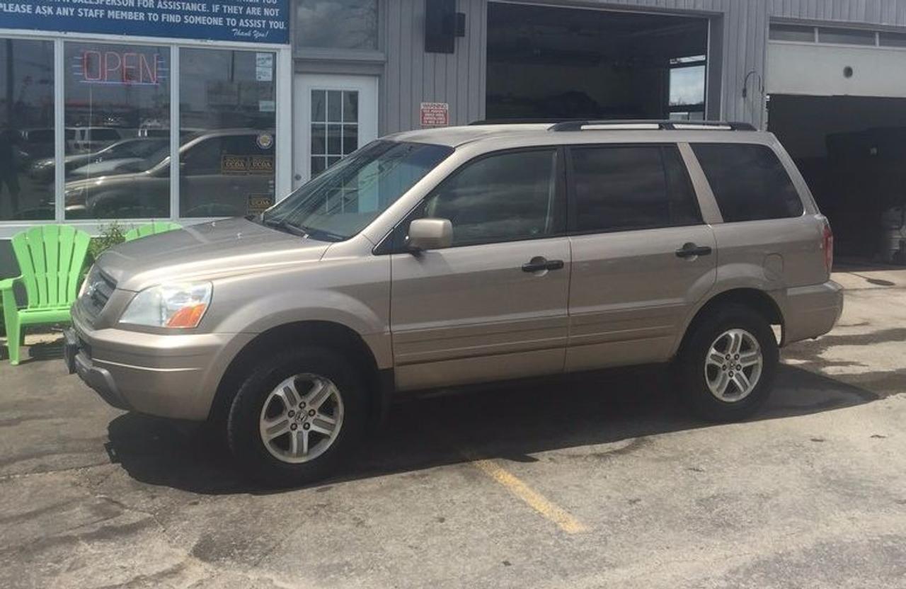 7 seater, fully loaded Honda Pilot just arrived. Leather, dual climate control, all power options, 6 cd changer and much more. Vehicle is being sold as is. Contact our sales team now 519-652-5652