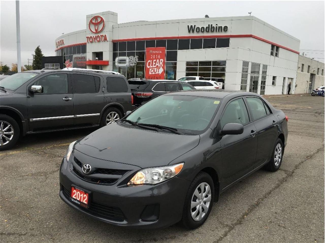 Used 2012 Toyota Corolla CE for sale in Etobicoke, ON