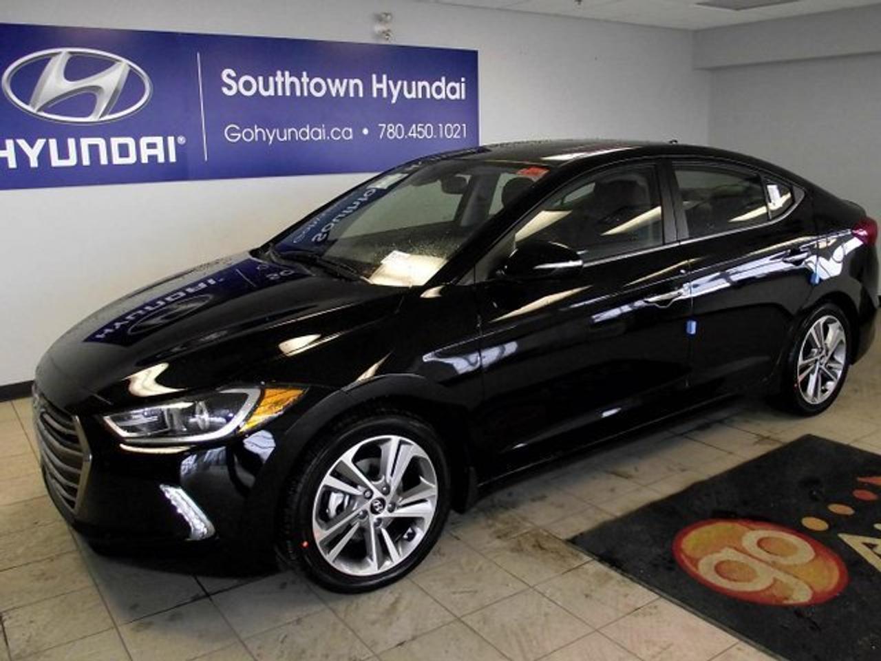 <p class=MsoNormal style=margin-bottom: 0.0001pt;><strong><span style=font-size: 13.5pt; font-family: Verdana, sans-serif;>The All-new completely redesigned 2017 Elantra</span></strong></p> <p class=MsoNormal><span style=text-decoration: underline;><span style=font-size: 12pt; font-family: Verdana, sans-serif;>PRICE INCLUDES:</span></span></p> <p class=MsoNormal><span style=font-size: 12pt; font-family: Verdana, sans-serif;>**Winter Package: Block Heater, Locking Wheel Nuts, Battery Blanket, All Weather Mats, Mudflaps, and Trunk Lip Protector&nbsp;</span></p> <p class=MsoNormal><span style=font-size: 7.5pt; font-family: Verdana, sans-serif;>&nbsp;</span><strong><span style=font-size: 10pt; font-family: Verdana, sans-serif;>SPECIAL PRICING IS NET OF DEALER CASH INCENTIVES</span></strong></p> <p class=MsoNormal><span style=font-size: 7.5pt; font-family: Verdana, sans-serif;>&nbsp;</span><strong><span style=font-size: 13.5pt; font-family: Verdana, sans-serif;>For Addtional information please contact our Internet Sales Department at 780-450-1021</span></strong></p> <p class=MsoNormal><span style=font-size: 7.5pt; font-family: Verdana, sans-serif;>The 4<sup>th</sup>&nbsp;generation 2017 Hyundai Elantra is HERE and comes with class leading safety and comfort features. The new Elantra has been designed and engineered to deliver a class above experience for its drivers. It has a 53% advanced high strength steel, more than double the 21% used by previous generations. &nbsp;</span></p> <p class=MsoNormal><span style=font-size: 7.5pt; font-family: Verdana, sans-serif;>&nbsp;</span></p> <p class=MsoNormal><strong><span style=text-decoration: underline;><span style=font-size: 7.5pt; font-family: Verdana, sans-serif;>Standard features include:</span></span></strong></p> <p class=MsoListParagraphCxSpFirst style=text-indent: -0.25in;><span style=font-size: 10pt; font-family: Symbol;>&middot;<span style=font-stretch: normal; font-size: 7pt; font-family: Times New Roman;>&nbsp;&nbsp;&nbsp;&nbsp;&nbsp;&nbsp;&nbsp;&nbsp;&nbsp;</span></span><span style=font-size: 10pt;>Superstructure</span></p> <p class=MsoListParagraphCxSpMiddle style=text-indent: -.25in; mso-list: l0 level1 lfo1;><span style=font-size: 10.0pt; line-height: 107%; font-family: Symbol; mso-fareast-font-family: Symbol; mso-bidi-font-family: Symbol;>&middot;<span style=font-stretch: normal; font-size: 7pt; line-height: normal; font-family: Times New Roman;>&nbsp;&nbsp;&nbsp;&nbsp;&nbsp;&nbsp;&nbsp;&nbsp;&nbsp;</span></span><span style=font-size: 10.0pt; line-height: 107%;>Standard heated front seats</span></p> <p class=MsoListParagraphCxSpMiddle style=text-indent: -0.25in;><span style=font-size: 10pt; font-family: Symbol;>&middot;<span style=font-stretch: normal; font-size: 7pt; font-family: Times New Roman;>&nbsp;&nbsp;&nbsp;&nbsp;&nbsp;&nbsp;&nbsp;&nbsp;&nbsp;</span></span><span style=font-size: 10pt;>Heated leather steering wheel (GL and above)</span></p> <p class=MsoListParagraphCxSpMiddle style=text-indent: -0.25in;><span style=font-size: 10pt; font-family: Symbol;>&middot;<span style=font-stretch: normal; font-size: 7pt; font-family: Times New Roman;>&nbsp;&nbsp;&nbsp;&nbsp;&nbsp;&nbsp;&nbsp;&nbsp;&nbsp;</span></span><span style=font-size: 10pt;>Blind Spot Detection</span></p> <p class=MsoListParagraphCxSpMiddle style=text-indent: -0.25in;><span style=font-size: 10pt; font-family: Symbol;>&middot;<span style=font-stretch: normal; font-size: 7pt; font-family: Times New Roman;>&nbsp;&nbsp;&nbsp;&nbsp;&nbsp;&nbsp;&nbsp;&nbsp;&nbsp;</span></span><span style=font-size: 10pt;>Available 7&rsquo; and 8&rdquo; screen with backup Camera</span></p> <p class=MsoListParagraphCxSpMiddle style=text-indent: -0.25in;><span style=font-size: 10pt; font-family: Symbol;>&middot;<span style=font-stretch: normal; font-size: 7pt; font-family: Times New Roman;>&nbsp;&nbsp;&nbsp;&nbsp;&nbsp;&nbsp;&nbsp;&nbsp;&nbsp;</span></span><span style=font-size: 10pt;>Smart Trunk (GLS and above)</span></p> <p class=MsoListParagraphCxSpMiddle style=text-indent: -0.25in;><span style=font-size: 10pt; font-family: Symbol;>&middot;<span style=font-stretch: normal; font-size: 7pt; font-family: Times New Roman;>&nbsp;&nbsp;&nbsp;&nbsp;&nbsp;&nbsp;&nbsp;&nbsp;&nbsp;</span></span><span style=font-size: 10pt;>Memory Seating</span></p> <p class=MsoListParagraphCxSpMiddle style=text-indent: -0.25in;><span style=font-size: 10pt; font-family: Symbol;>&middot;<span style=font-stretch: normal; font-size: 7pt; font-family: Times New Roman;>&nbsp;&nbsp;&nbsp;&nbsp;&nbsp;&nbsp;&nbsp;&nbsp;&nbsp;</span></span><span style=font-size: 10pt;>HID headlights (Ultimate Package)</span></p> <p class=MsoListParagraphCxSpMiddle style=text-indent: -0.25in;><span style=font-size: 10pt; font-family: Symbol;>&middot;<span style=font-stretch: normal; font-size: 7pt; font-family: Times New Roman;>&nbsp;&nbsp;&nbsp;&nbsp;&nbsp;&nbsp;&nbsp;&nbsp;&nbsp;</span></span><span style=font-size: 10pt;>Adaptive Corning System (Ultimate Package)</span></p> <p class=MsoListParagraphCxSpMiddle style=text-indent: -0.25in;><span style=font-size: 10pt; font-family: Symbol;>&middot;<span style=font-stretch: normal; font-size: 7pt; font-family: Times New Roman;>&nbsp;&nbsp;&nbsp;&nbsp;&nbsp;&nbsp;&nbsp;&nbsp;&nbsp;</span></span><span style=font-size: 10pt;>Automatic Emergency Braking (Ultimate Package)</span></p> <p class=MsoListParagraphCxSpMiddle style=text-indent: -0.25in;><span style=font-size: 10pt; font-family: Symbol;>&middot;<span style=font-stretch: normal; font-size: 7pt; font-family: Times New Roman;>&nbsp;&nbsp;&nbsp;&nbsp;&nbsp;&nbsp;&nbsp;&nbsp;&nbsp;</span></span><span style=font-size: 10pt;>Pedestrian Detection (Ultimate Package)</span></p> <p class=MsoListParagraphCxSpLast style=text-indent: -0.25in;><span style=font-size: 10pt; font-family: Symbol;>&middot;<span style=font-stretch: normal; font-size: 7pt; font-family: Times New Roman;>&nbsp;&nbsp;&nbsp;&nbsp;&nbsp;&nbsp;&nbsp;&nbsp;&nbsp;</span></span><span style=font-size: 10pt;>Android Auto</span></p> <p class=MsoNormal><span style=font-size: 7.5pt; font-family: Verdana, sans-serif;>The Elantra comes in many trim levels, therefore we have an excellent internet sales team that would love to provide you with more information. Please contact 780-450-1021 or email, we are more than Happy to Help!</span></p> <p class=MsoNormal style=text-align: center; align=center><strong><span style=font-size: 7.5pt; font-family: Verdana, sans-serif;>If you want people who care for your needs and wants, call our internet sales team!</span></strong><span style=font-size: 7.5pt; font-family: Verdana, sans-serif;>&nbsp;<strong>Buy with confidence, all NEW vehicles from Southtown Hyundai are backed by our incredible 5year/100,000kms comprehensive warranty!</strong></span></p> <p class=MsoNormal><span style=font-size: 7.5pt; font-family: Verdana, sans-serif;>&nbsp;</span></p> <p>&nbsp;</p> <p class=MsoNormal style=text-align: center; align=center><strong><span style=font-size: 7.5pt; font-family: Verdana, sans-serif;>Proudly serving Edmonton, Redwater, Rimbey, Camrose, Lloydminster, Vegreville, Beaumont, Ft. Saskatchewan, Ft. McMurray, Toefield, Wetaskiwin, Drayton Valley, and Provost!</span></strong></p> <p class=MsoNormal style=text-align: center; align=center><strong><span style=font-size: 7.5pt; font-family: Verdana, sans-serif;>&nbsp;</span></strong></p>