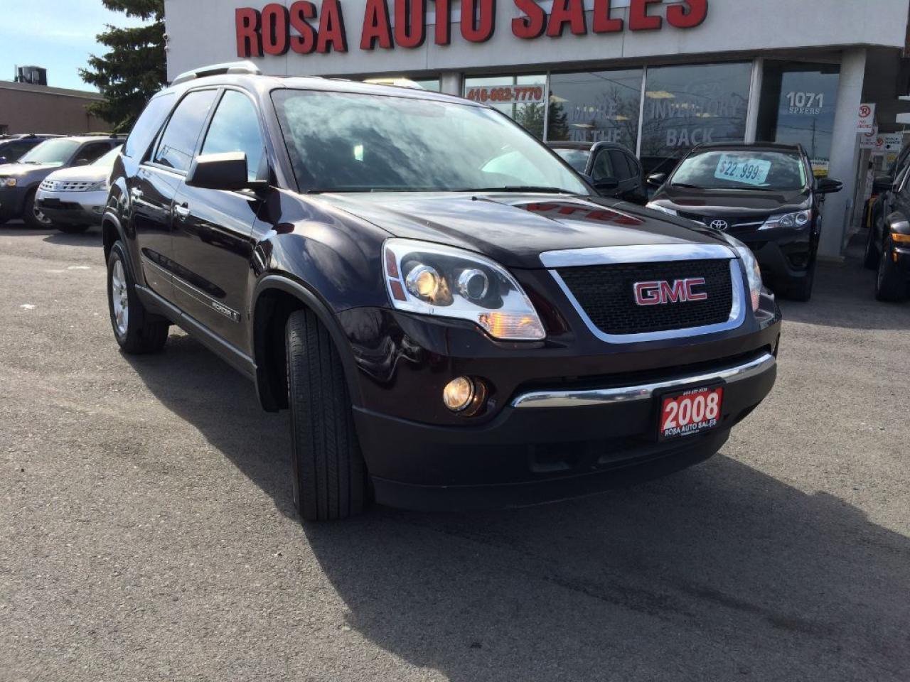 Used 2008 GMC Acadia AWD 4dr SLE 7 PASSENGER DUAL REMOTE START A/C PW P for sale in Stettler, AB
