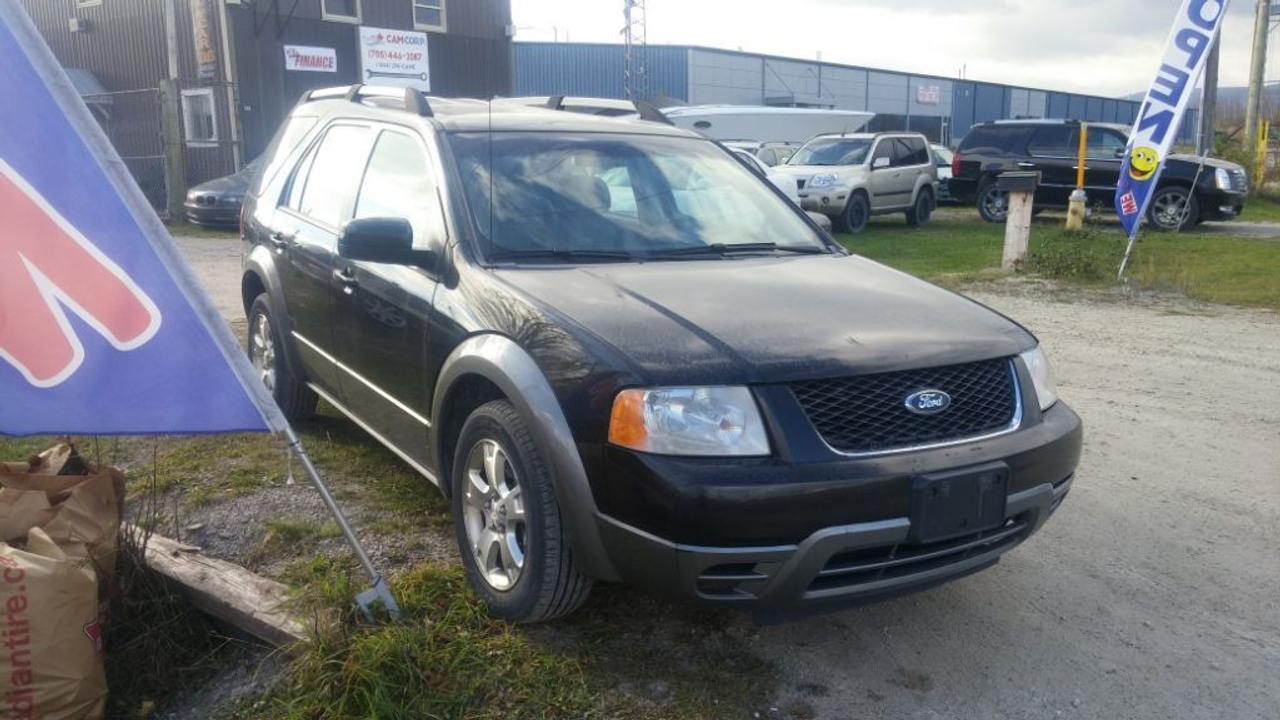 2007 Ford Freestyle SEL Black $5299.00 / 250360 KMS Mint condition, FWD 3.0 Litre V6 DOHC 24V 4-Wheel ABS 6 passenger sports van, Media controls on Steering wheel, AM/FM CD Stereo Cruise Air Tilt power windows power brakes power mirrors power door locks Alarm Traction Control Hideaway seatings in rear and much more....No reasonable offer refused. Trades welcome ....Come see this vehicle or any other of our line up of premium vehicles here at CANADIAN AUTO MARINE CORP. 520 Third Street, COLLINGWOOD. Book your test drive now... Call 705-446 2087 OR DON?S CELL 705-896-7696 (don.canadianautomarine@gmail.com). WE STRIVE TO DRIVE.  Web Site:  www.cdnautomarine.ca