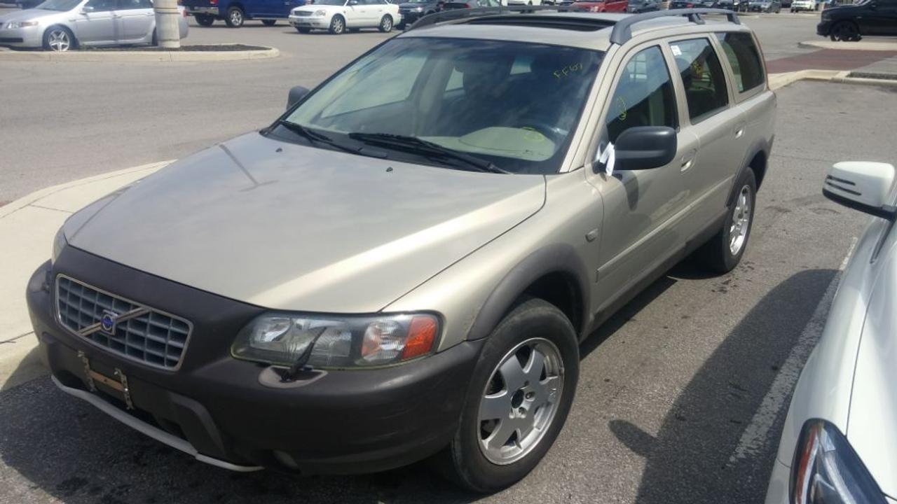 2003 Volvo XC70 Beige Cruise Air Tilt Power brakes power door power windows heated and power seating sunroof steering audio controls alarm keyless entry am fm cass and cd stereo roof rack rear cage all wheel drive alloy wheels and much more.....No reasonable offer refused. Trades welcome ....Come see this vehicle or any other of our line up of premium vehicles here at CANADIAN AUTO MARINE CORP. 520 Third Street, COLLINGWOOD. Book your test drive now... Call 705-446 2087 OR DON?S CELL 705-896-7696 (don.canadianautomarine@gmail.com). WE STRIVE TO DRIVE.  Web Site:  www.cdnautomarine.ca