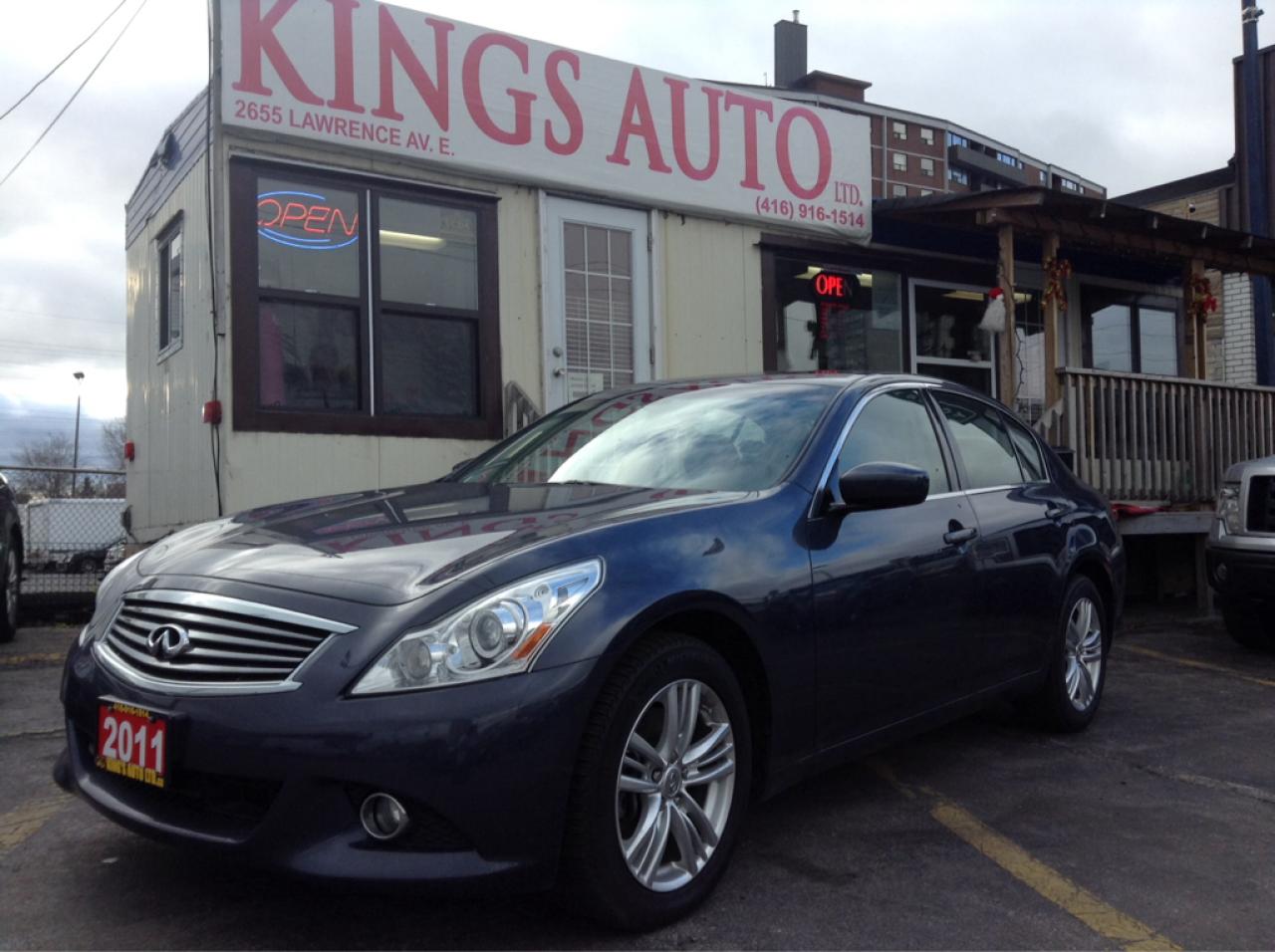 Used 2011 Infiniti G37X AWD, Navigation, Sunroof, Backup Cam for sale in North York, ON