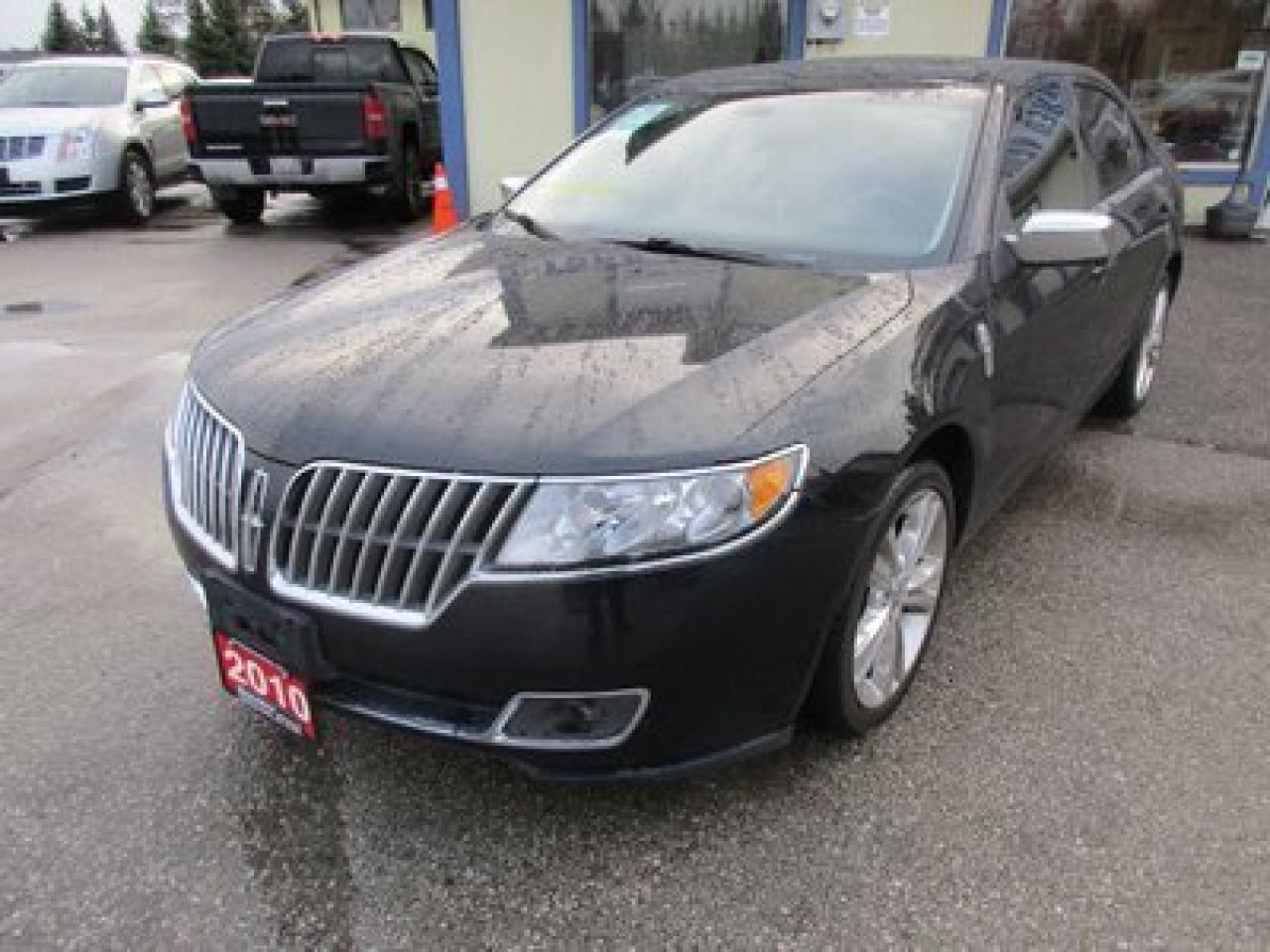 Used 2010 Lincoln MKZ LOADED ALL WHEEL DRIVE 5 PASSENGER 3.5L - V6 ENGINE.. LEATHER.. HEATED/AC SEATS.. POWER SUNROOF.. NAVIGATION.. BACK-UP CAMERA.. for sale in Keswick, ON