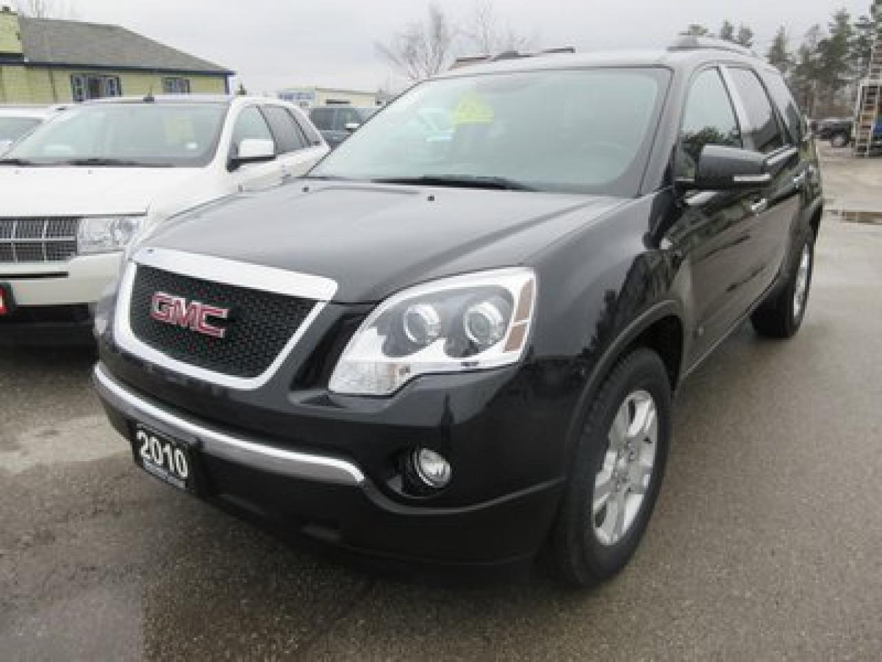 Used 2010 GMC Acadia WELL EQUIPPED SLE MODEL 7 PASSENGER CAPTAINS.. 3RD ROW.. 3.6L - V6 - VVT ENGINE.. for sale in Keswick, ON