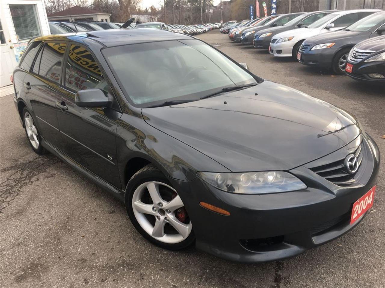 Used 2004 Mazda Mazda6 AUTOAIR/WAGON/LEATHER/LOADED/ALLOYS for sale in Pickering, ON