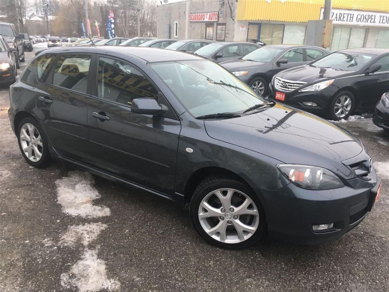 Used 2009 Mazda Mazda3 GT/HATCHBACK/6SP/LOADED/ALLOYS for sale in Pickering, ON