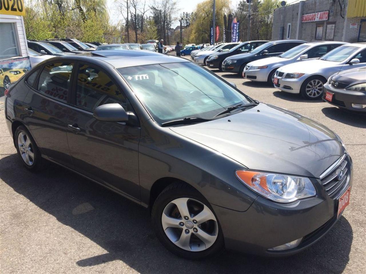 Used 2008 Hyundai Elantra Limited /autoair / LEATHER / ROOF / ALLOYS for sale in Pickering, ON