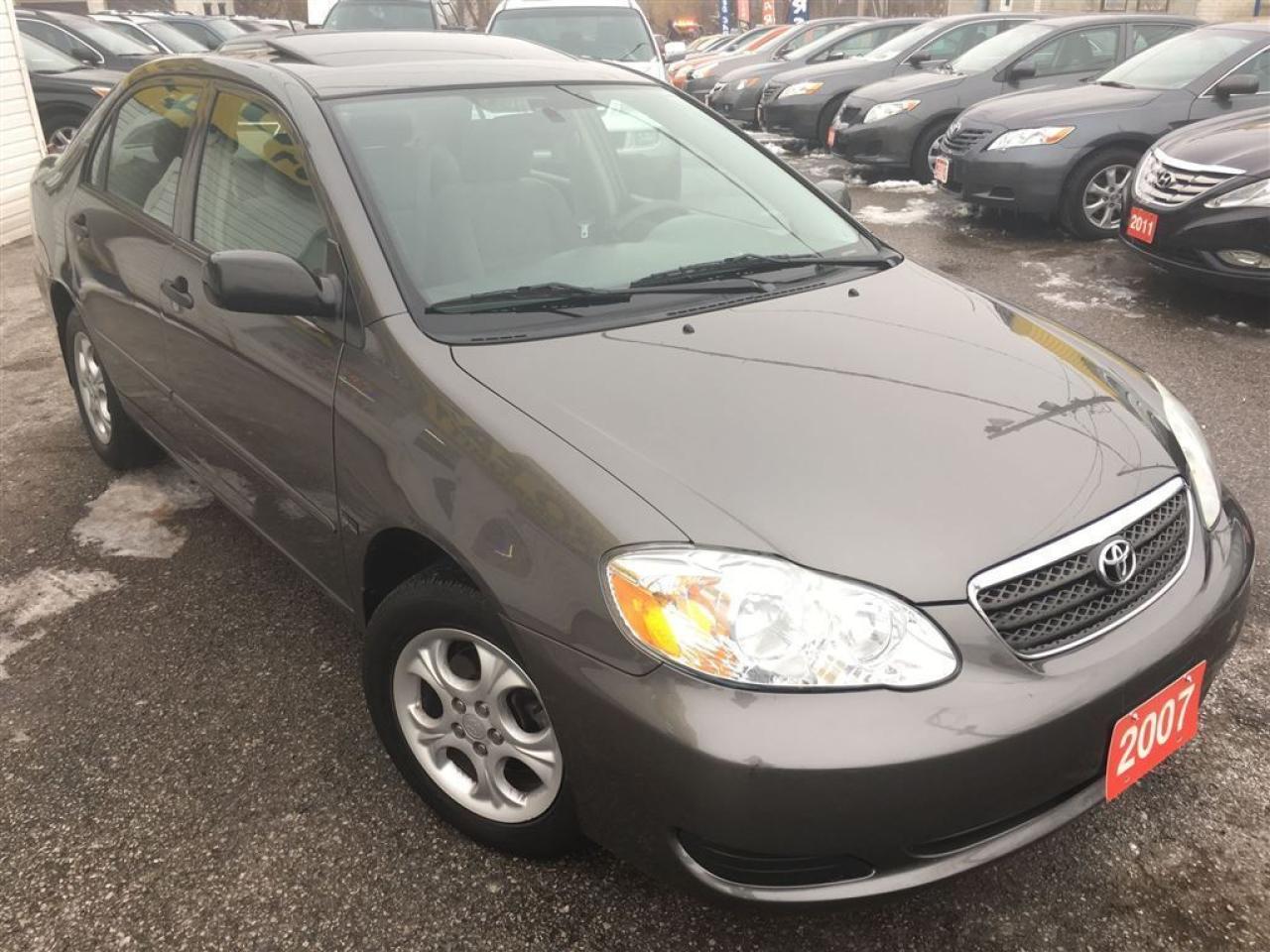 Used 2007 Toyota Corolla CE/AUTOAIR/PWR ROOF/LOADED/ALLOYS for sale in Pickering, ON