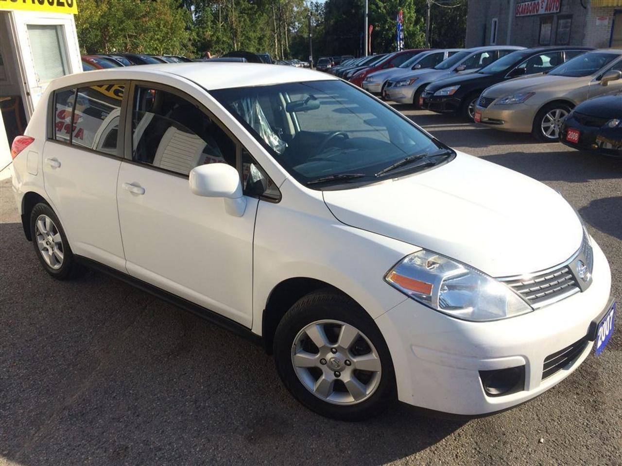 WE FINANCE EVERY ONE , 23 YEARS SERVING THE COMMUNITY,SAME LOCATION, SAME#4162870020   ------------------------------------------------------------------------------------------------------------------------------------  4D HATCHBACK , AUTO, WHITE EXTERIOR WITH GREY INTERIOR , FULLY LOADED WITH POWER GROUP, AIR CONDITION , POWER WINDOWS , POWER DOOR LOCK , CRUISE CONTROL , TILT STEERING , POWER STEERING CONTROL , ALLOY WHEELS POWER MIRRORS , INTERIOR TRIMS , AND MUCH MORE , FULLY LOADED ,176000KMS ALL HI WAY , LOCAL NEW CAR TRADE, LOOKS AND DRIVES LIKE NEW , HAS TO BE SEEN  ------------------------------------------------------------------------------------------------------------------------------------  PLEASE MAKE SURE ALL INFORMATION AND OPTIONS ( AIR CONDITION) ARE CORRECT AND WORKING PRIOR TO PURCHASE , ADVERTISING COULD HAVE MISTAKES (COPY &PAST) PLEASE READ ALL DOCUMENTATION ( HISTORY ) AND BILL OF SALE , DUC FEE $495 WILL APPLY IN FINANCE DEALS   ------------------------------------------------------------------------------------------------------------------------------------  ALL FUNDS HAS TO BE CERTIFIED ONLY . *All Prices are unfit prices plus HST. Vehicle is not drivable if not certified and not E-tested. SAFETY AND E TEST ARE AVAILABLE FOR $695 WITH 36 DAYS SAFETY WARRANTY ON ALL THE SAFETY ITEMS,LICENSING AND GAS PLUS $10 OMVIC FEE ARE EXTRA  ------------------------------------------------------------------------------------------------------------------------------------  At SCARBORO E AUTO LTD we try and make your dreams come true at www.scarboroeauto.ca Good credit, bad credit or no credit at all. Our team of finance managers have worked their magic arranging finance or a lease for many of scarboro e auto?s customers. scarbro e auto, used car and all makes certified used vehicle volume dealer is located in scarborough ( pickering boarder) 4663 Kingston roads. Just 2 lights east of morning side scarborough. Not far from pickering , Ajax, Whitby, Oshawa, Markham, Toronto, New market, Richmond hill, Thorn hill, Agincourt, Milliken, Malvern and much of the greater Toronto area or GTA. if you are looking for a used Honda civic, a used Honda , a used toyota , a used nissan, a used mazda, a used , a used suzuki, a used kia, a used subaru, a used ford,a used chevy,a used gmc, a used pontiac, a used buick, a used bmw , a used mercedes , a used vw , a used audi , a used van or truck. scarboro e auto is waiting for you with one of the largest inventories in the greater Toronto and Pickering area. scarboro e auto has a great selection of certified used vehicles. our certified used vehicles are listed in auto trader, Toronto?s kijiji and our own web site www.scarboroeauto.ca to be eligible as one of the oldest certified used car . scarboro e auto offer preferred finance rates, powertrain warranty, e tested, safety and certified. Come in or call us at 416 287 0020 and ask us about a used car , a used van, a used SUV. Do not wait for a Saturday sale to take advantage of one of the biggest selection of used low price cars, vans and used SUVs in Ontario. scaroboro e auto ltd is your best
