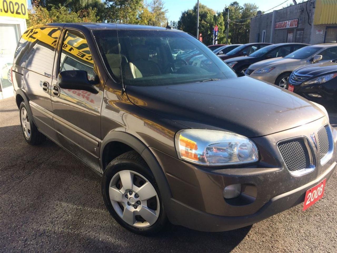 Used 2008 Pontiac Montana Sv6 w/1SA/ CAPTAIN SEATS . LOADED . CLEAN for sale in Pickering, ON