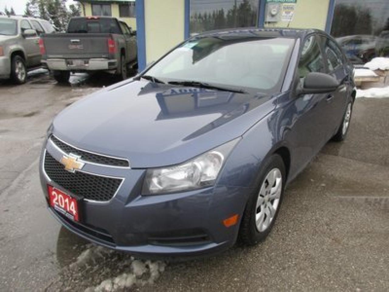 Used 2014 Chevrolet Cruze `GREAT VALUE` FUEL EFFICIENT LS MODEL 5 PASSENGER 1.8L - DOHC ENGINE.. CD & AUX INPUT.. KEYLESS ENTRY.. for sale in Uxbridge, ON