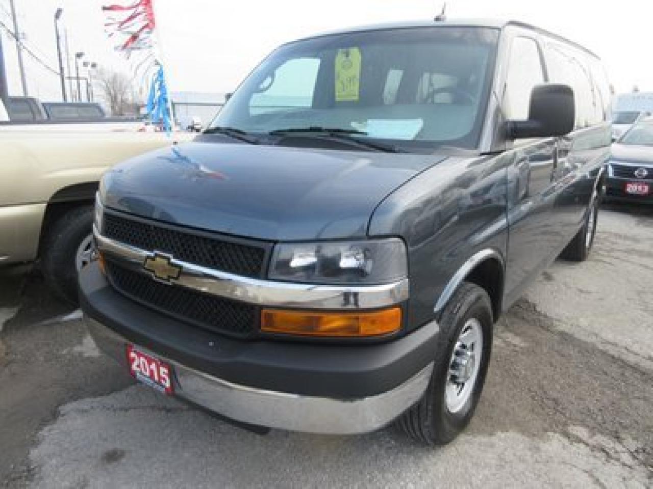 Used 2015 Chevrolet Express 2500 PEOPLE MOVER LOADED LT MODEL 11 PASSENGER STABILITRAK.. CD/AUX INPUT.. for sale in Uxbridge, ON