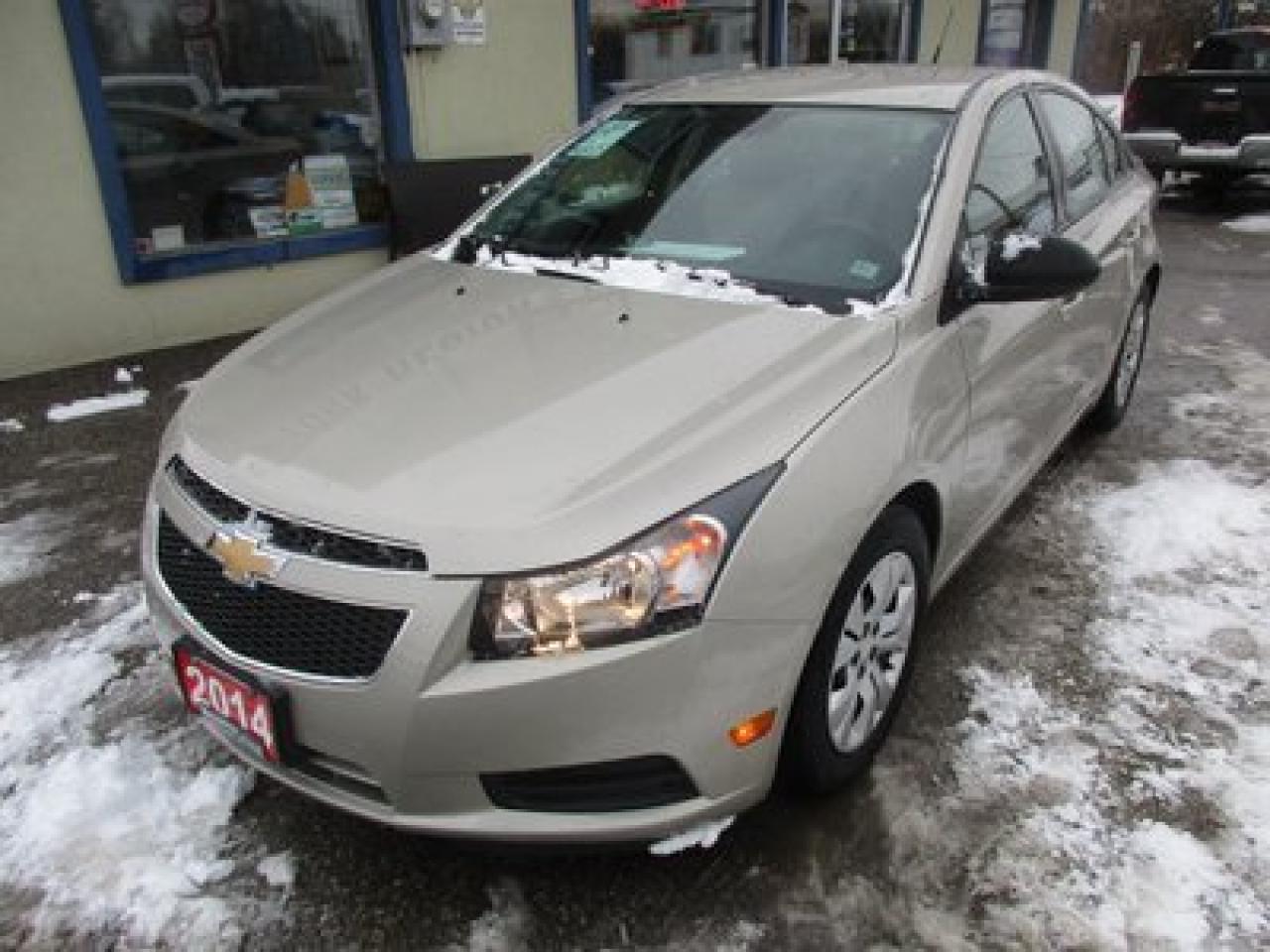 Used 2014 Chevrolet Cruze FUEL EFFICIENT LS MODEL 5 PASSENGER 1.8L - DOHC ENGINE.. KEYLESS ENTRY.. CD/AUX/USB INPUT.. FACTORY WARRANTY.. for sale in Uxbridge, ON