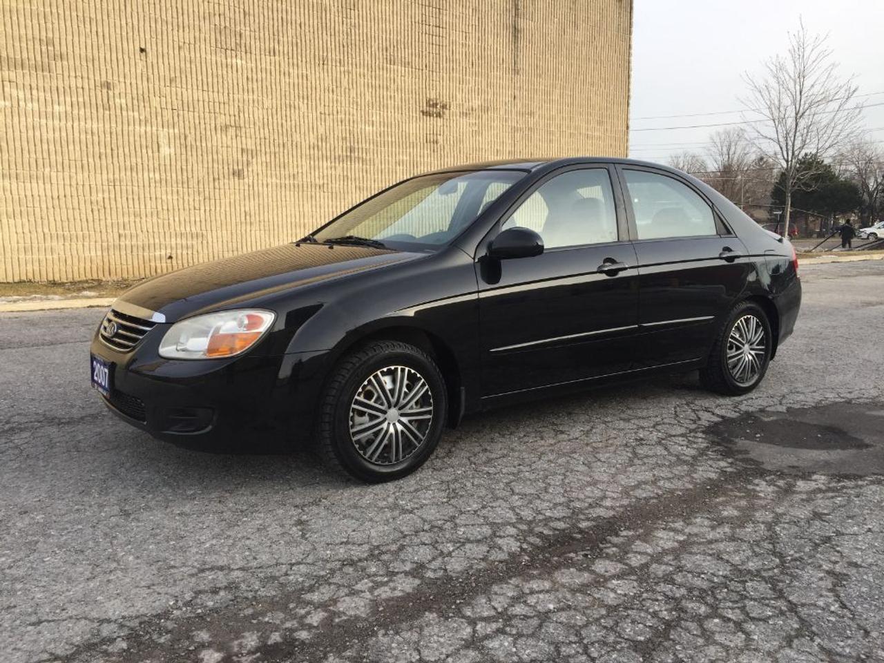 For More Great Deals Check Out our Website www.d2auto.ca

2007 Kia Spectra LX
-Automatic Transmission
-4 Cylinder Gas Saver
-4 Door
-5 Passenger
-Power Windows
-Power Door Locks
-Power Mirrors
-Cruise Control
-Air Conditioning
-CD Player with AUX and USB
-Tilt Steering
-Key Less Entry
-Winter Tires
-Extra Set of Summer Tires Included
-Certified and E-Tested
Has 157KM on it. Runs and Drives Excellent, Comes Certified and E-Tested. Please Call Before Coming To Confirm Availability...100% FINANCING APPROVAL. A Finance FEE of $495 WILL APPLY IN ALL FINANCE DEALS. No admin fee on any used vehicle purchase. Call now and book your appointment for a test drive.....416-886-7788..or visit us at www.d2auto.ca...or at the corner of Kingston Rd and Scarborough Golf Club Rd...3748 Kingston rd in Scarborough

FEEL FREE TO CHECK OUT OUR WEBSITE FOR MORE VEHICLES WWW.D2AUTO.CA

416-886-7788
D2 AUTO SALES
3748 KINGSTON RD
SCARBOROUGH, M1J 3H5

HST EXTRA, LICENSING EXTRA
PRICES SUBJECT TO CHANGE WITHOUT NOTICE
PLEASE CALL TO VERIFY ALL INFORMATION

BUSINESS HOURS
MONDAY-FRIDAY 9:00AM-6:00PM
SATURDAYS 9:00AM-5:00PM
SUNDAYS CLOSED