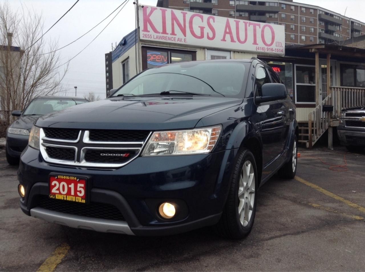 Used 2015 Dodge Journey R/T, 7 PASS, AWD, STOW, LEATHER, HEATED SEATS for sale in Woodbridge, ON