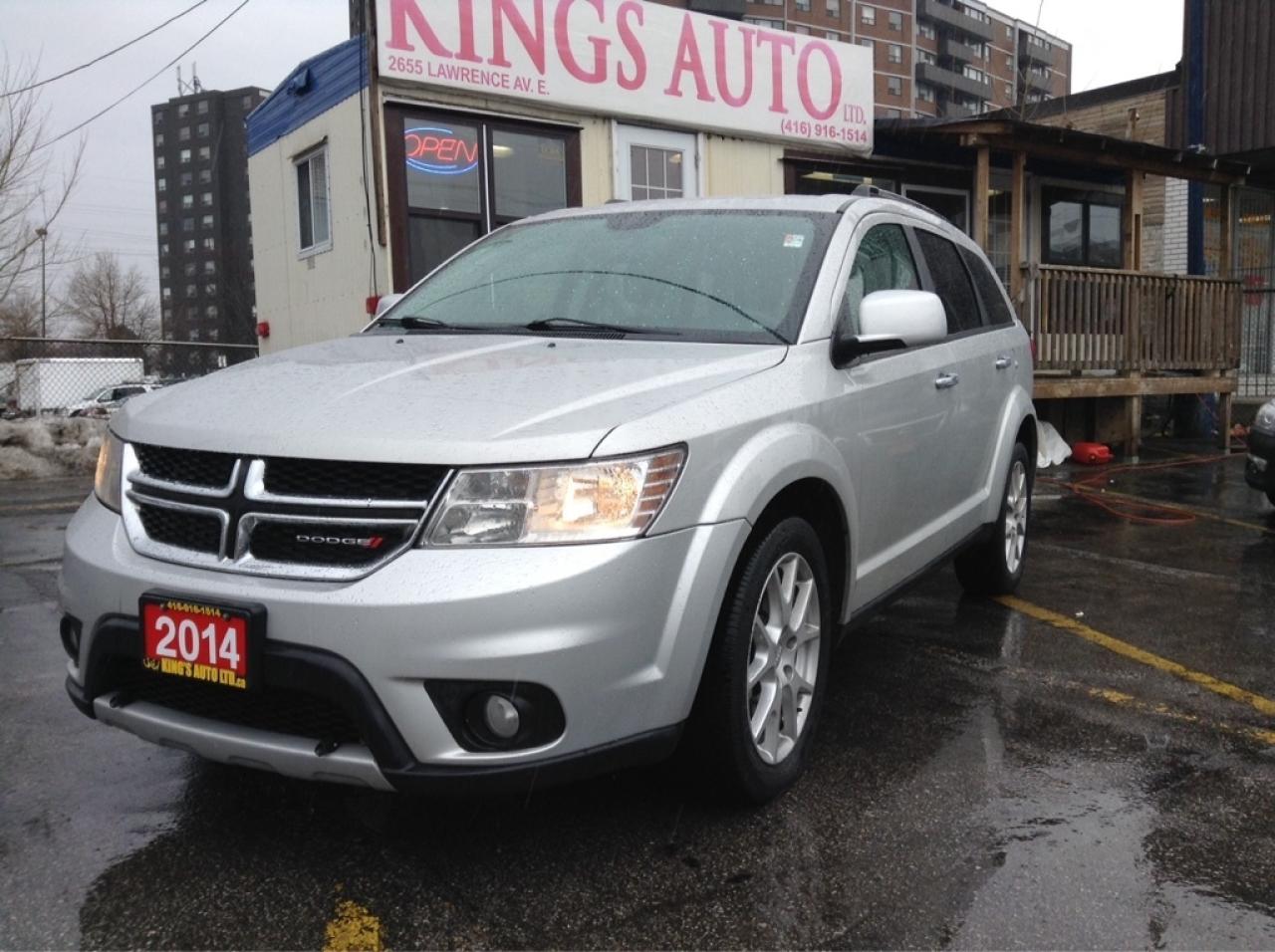Used 2014 Dodge Journey R/T, NAVI, 7-PASS, AWD, LEATHER, BACK-UP CAM for sale in Woodbridge, ON