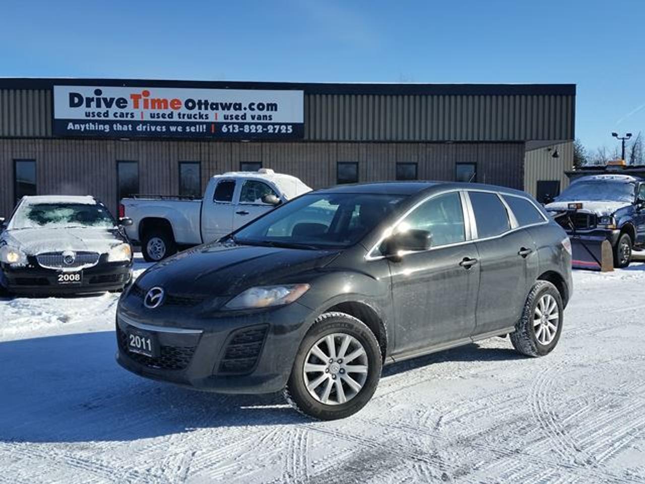 CX7, LOADED , WITH LOW MILEAGE, LEATHER INTERIOR, HEATED SEATS, MOONROOF, SATELITE RADIO, ALLOY WHEELS, NICE SPORTS MID-SIZE SUV, COME TEST DRIVE TODAY, GOOD CREDIT, BAD CREDIT, NEW CREDIT, FIRST TIME, OR EVEN BANKRUPTCY WE CAN APPROVE O.A.C. DRIVETIMEOTTAWA.COM , DRIVE4LESS. *TAXES AND LICENSE EXTRA. COME VISIT US/VENEZ NOUS VISITER!