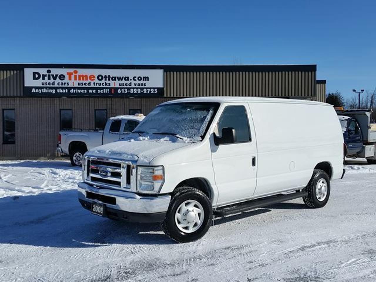 4.6L V8, 3/4 TON CARGO VAN, POWER WINDOWS, POWER LOCKS, TILT & CRUISE, A/C. COMES SAFETIED AND ETESTED. SEE MORE AT DRIVETIMEOTTAWA.COM, DRIVE4LESS. *TAXES AND LICENSE EXTRA. COME VISIT US/VENEZ NOUS VISITER!