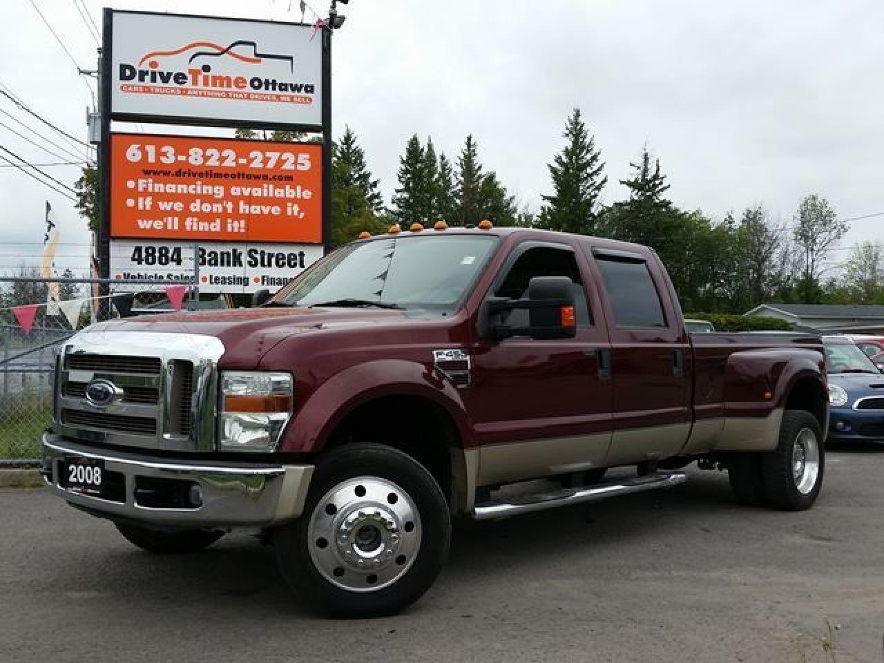 Used 2008 Ford F-450 Super Duty LARIAT CREW CAB DUALLY 4X4 DIESEL for sale in Ottawa, ON