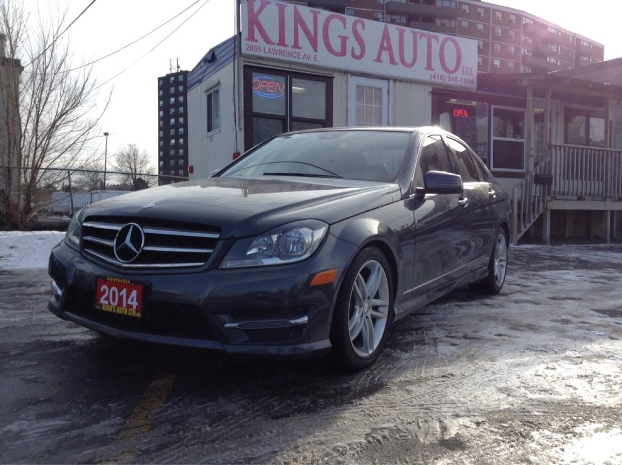 Used 2014 Mercedes-Benz C-Class C300, NAVI, AWD, BACK-UP CAM, SUNROOF, LEATHER. for sale in Hamilton, ON