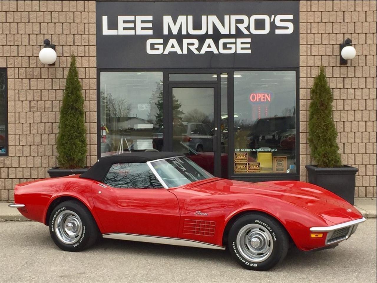 Used 1971 Chevrolet Corvette Stingray, Mille Miglia Red for sale in Paris, ON