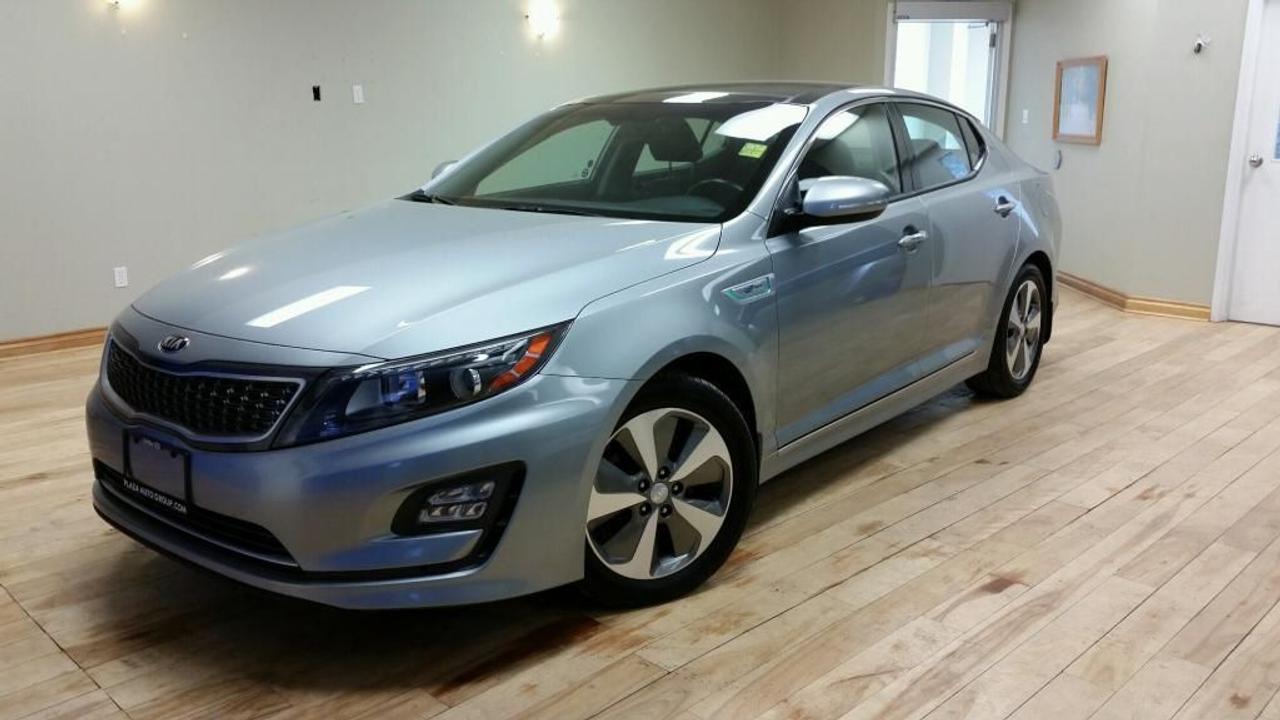 <p>OUTSTANDING FUEL ECONOMY!&nbsp; Style and efficiency at its best.&nbsp; This Kia Optima Hybrid includes sunroof, heated seats, rear-view camera and more...</p>