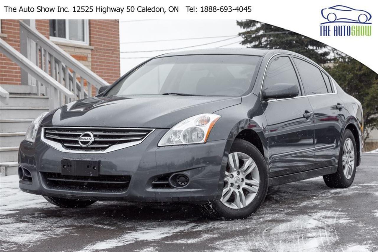 CANADIAN VEHICLE! CARPROOF AVAILABLE! NON-SMOKER! LOADED! This 2011 Nissan Altima 2.5 Special Edition is a perfect combination of roomy sedan and small engine fuel economy. Packed with a load of features you can appreciate everyday such as, power windows and door locks, Sunroof, push button start, steering wheel controls, heated seats, AUX stereo and more! Must see in person to really see how nice this car is. It has been well maintained and comes safety certified / e-tested, The Auto Show takes pride in offering every vehicle with no hidden fees or costs, advertised price does not include taxes and licensing fees. Trades welcome! Available extended warranty options! Financing available for any type of credit history, come for a test drive today! Book your appointment in advance to insure availability. No pressure and quick process! Let us find the right vehicle for you!   Located at 12525 Highway 50 on the Caledon/Bolton border, The Auto Show Inc. is here to serve you better! With over 10 years in the business and 2 retail locations, we have the experience and knowledge to help you get behind the wheel of the right vehicle that meets your needs! Call today to speak with one of our product experts.     To our valued customers from Mississauga, Brampton, Oakville, Burlington, Hamilton, Barrie, Sudbury, Orangeville, Scarborough, London, Kitchener, Oshawa, Ajax, Pickering, we will be happy to serve you & we appreciate your drive down. We arrange shipping to anywhere in Canada &ndash; customers from all parts of Canada are welcomed to inquire