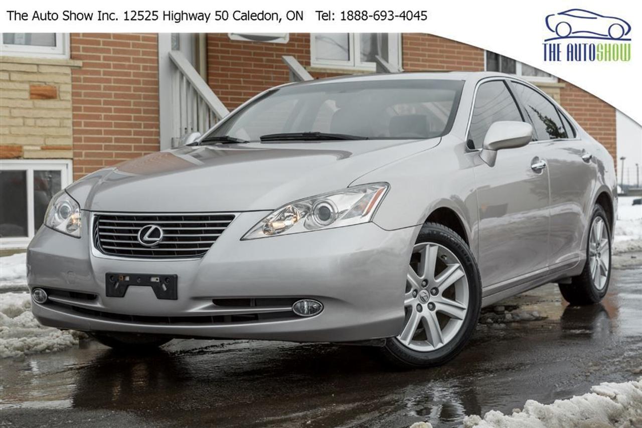 ACCIDENT FREE! CANADIAN VEHICLE! NON-SMOKER! This 2009 Lexus ES350 is great luxury sedan that delivers great reliability, style and comfort! This ES350 is equipped with leather, sunroof and a long list of standard features! It has been well maintained and comes safety certified / e-tested, The Auto Show takes pride in offering every vehicle with no hidden fees or costs, advertised price does not include taxes and licensing fees. Available extended warranty options! Financing available for any type of credit history, come for a test drive today! Book your appointment in advance to insure availability. No pressure and quick process! Let us find the right vehicle for you!     Located at 12525 Highway 50 on the Caledon/Bolton border, The Auto Show Inc. is here to serve you better! With over 10 years in the business and 2 retail locations, we have the experience and knowledge to help you get behind the wheel of the right vehicle that meets your needs! Call today to speak with one of our product experts.     To our valued customers from Mississauga, Brampton, Oakville, Burlington, Hamilton, Barrie, Sudbury, Orangeville, Scarborough, London, Kitchener, Oshawa, Ajax, Pickering, we will be happy to serve you & we appreciate your drive down. We arrange shipping to anywhere in Canada &ndash; customers from all parts of Canada are welcomed to inquire