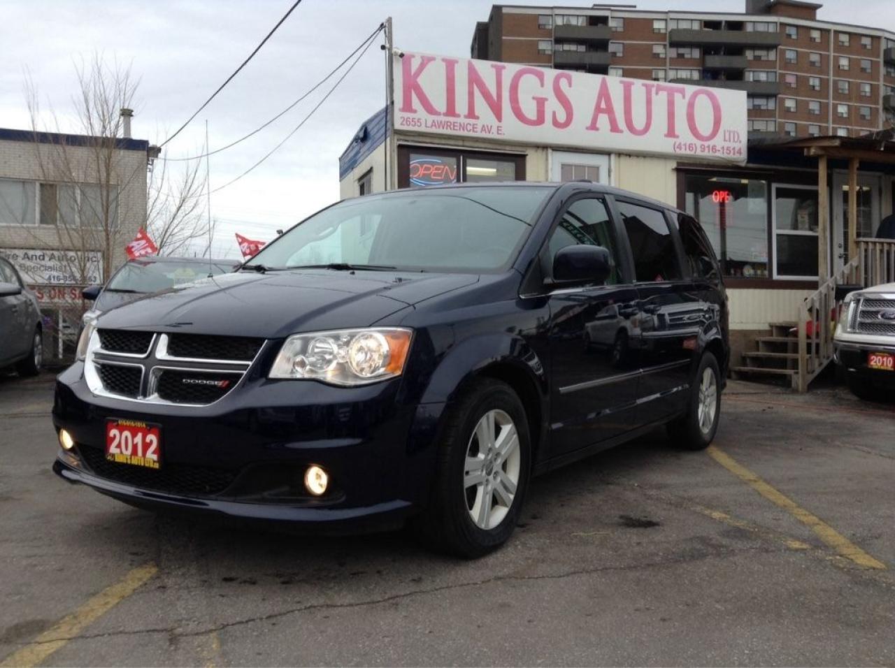 Used 2012 Dodge Grand Caravan 7 PASS, NAVI, BACK-UP CAM, LEATHER, DVD for sale in Hamilton, ON