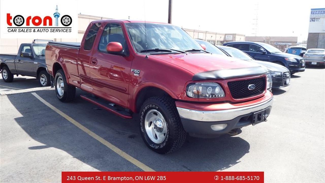 2001 FORD F150/AUTOMATIC/CERTIFIED/ VERY CLEAN***$2799****      *POWER LOCK*ALL WHEEL DRIVE*AM/FM STEREO*CD PLAYER      * Got a vehicle to trade? Drive it in and have our professional appraiser look at it!   * Financing available! Bad Credit? No Credit? Bankrupt? Well help you rebuild your credit!  * Low finance rates available! (Based on Credit rating and On Approved Credit)   * we also have financing options available starting @4.9% O.A.C  *All credits are approved, bad, Good, New!!!!    *please contact us for more info.  *BOOK A ROAD TEST CALL US @416-857-5700   *LOCATION @ 243 QUEEN ST E-BRAMPTON-ONT-L6W2B5  *www.autotrader.com/torontocarsales