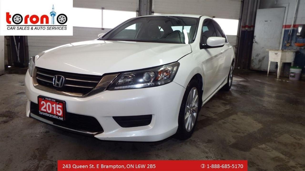 Used 2015 Honda Accord LX/AUTO/BACK UP CAMERA/ALLOY/CERTIFIED $15999 for sale in Brampton, ON