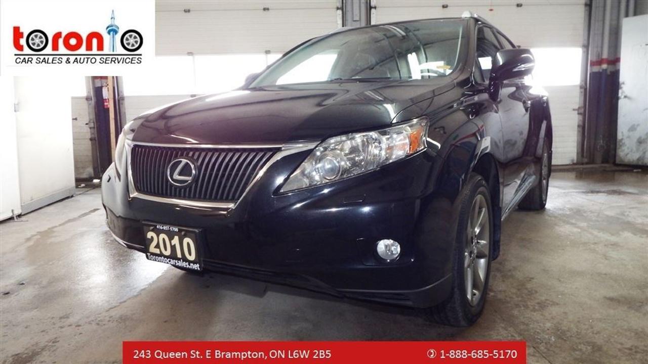 2010 Lexus RX 350 NAVIGATION, NO ACCIDENT, AWD, BACKUP CAMERA, AUTO, LEATHER, ALLOY, POWER SUNROOF SUNROOF, CERTIFIED ETESTED , 4 BRAND NEW TIRES, IMMACULATE $17999  2 year power train warranty   *AUTOMATIC TRANSMISSION*POWER WINDOWS*POWER LOCK*KEYLESS ENTRY*POWER MIRRORS*AIR CONDITIONER    Luxurious and Built to last. 2010 Lexus RX 350 is an Ontario vehicle provided with a FREE Verified Carproof Report. All Wheel Drive power provides exceptional handling in an SUV that promises reliability  * Got a vehicle to trade? Drive it in and have our professional appraiser look at it!   * Financing available! Bad Credit? No Credit? Bankrupt? Well help you rebuild your credit!  * Low finance rates available! (Based on Credit rating and On Approved Credit)   * we also have financing options available starting @4.9% O.A.C  *All credits are approved, bad, Good, New!!!!  *We also have warranty available up to 4 years.   *please contact us for more info.  *BOOK A ROAD TEST CALL US @416-857-5700   *LOCATION @ 243 QUEEN ST E-BRAMPTON-ONT-L6W2B5  *www.autotrader.com/torontocarsales