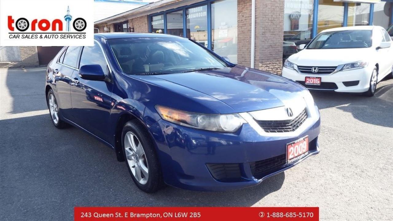 Used 2009 Acura TSX Base/MANUAL/SUNROOF/CERTIFIED/ETESTED/ VERY CLEAN* for sale in Brampton, ON