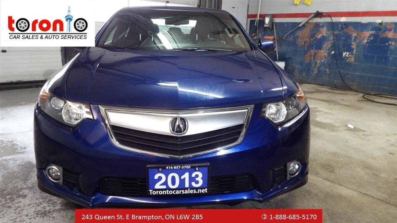 2013 ACURA TSX **SEDAN*AUTO**ALLOY**SUNROOF**IMMACULATE**CERTIFIED** E-TESTED**$16,999***  2 year power train warranty   *AUTOMATIC TRANSMISSION*POWER WINDOWS*POWER LOCK*KEYLESS ENTRY*POWER MIRRORS*AIR CONDITIONER    * Free CarProof Report with every vehicle!   * Got a vehicle to trade? Drive it in and have our professional appraiser look at it!   * Financing available! Bad Credit? No Credit? Bankrupt? Well help you rebuild your credit!  * Low finance rates available! (Based on Credit rating and On Approved Credit)   * we also have financing options available starting @4.9% O.A.C  *All credits are approved, bad, Good, New!!!!  *We also have warranty available up to 4 years.   *please contact us for more info.  *BOOK A ROAD TEST CALL US @416-857-5700   *LOCATION @ 243 QUEEN ST E-BRAMPTON-ONT-L6W2B5  *www.autotrader.com/torontocarsales
