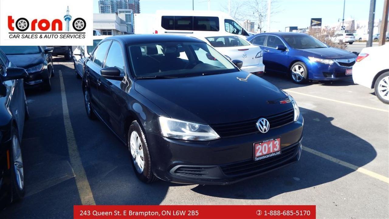 Used 2013 Volkswagen Jetta 2.0L Trendline (A6)AUTOMATIC/ NO ACCIDENT/BLACK EX for sale in Brampton, ON