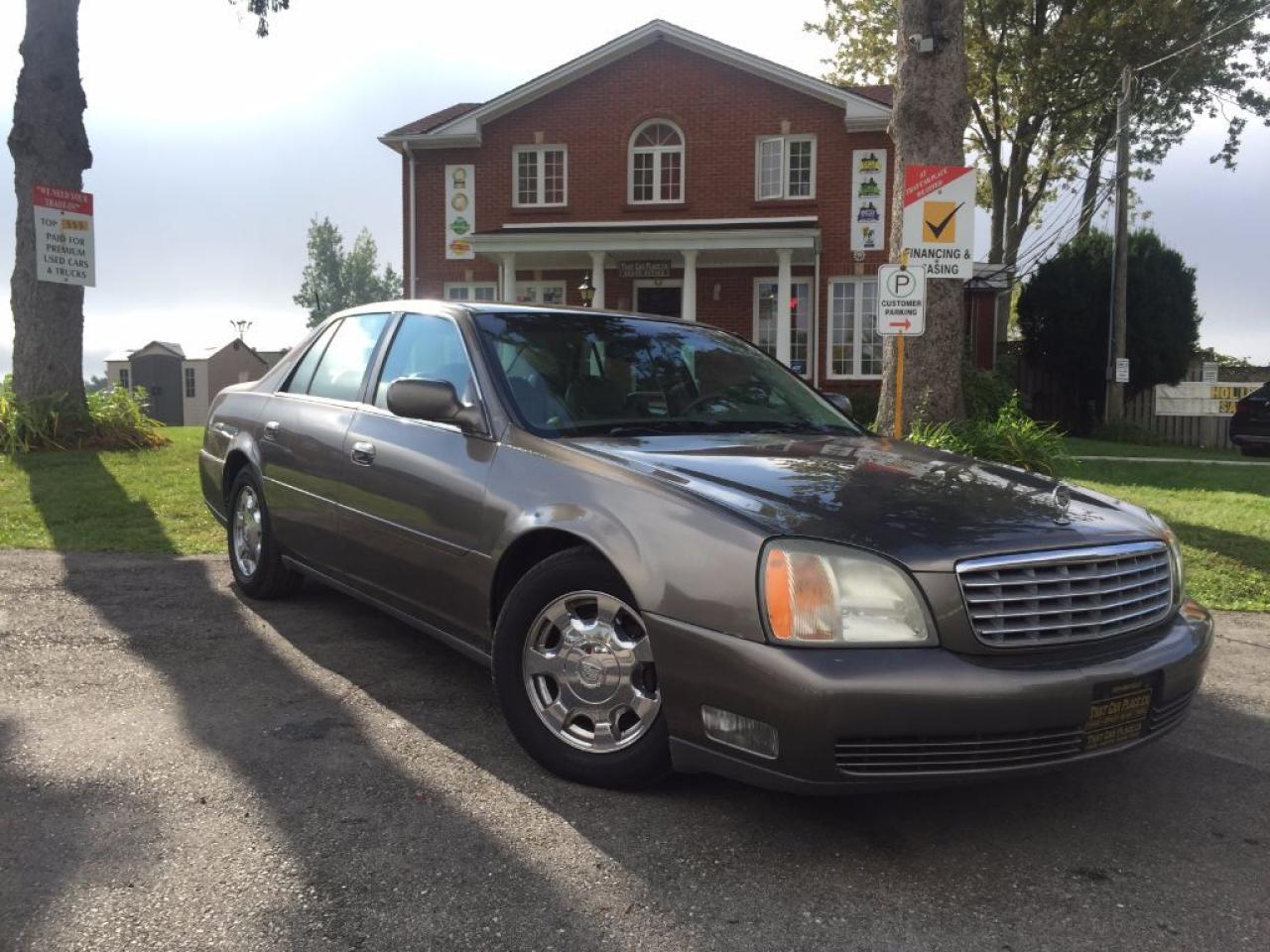 Used 2002 Cadillac DeVille Htd Lthr Sts-Pwr Drs/Wdws/Lcks/Mrrs-Low Price for sale in Scarborough, ON