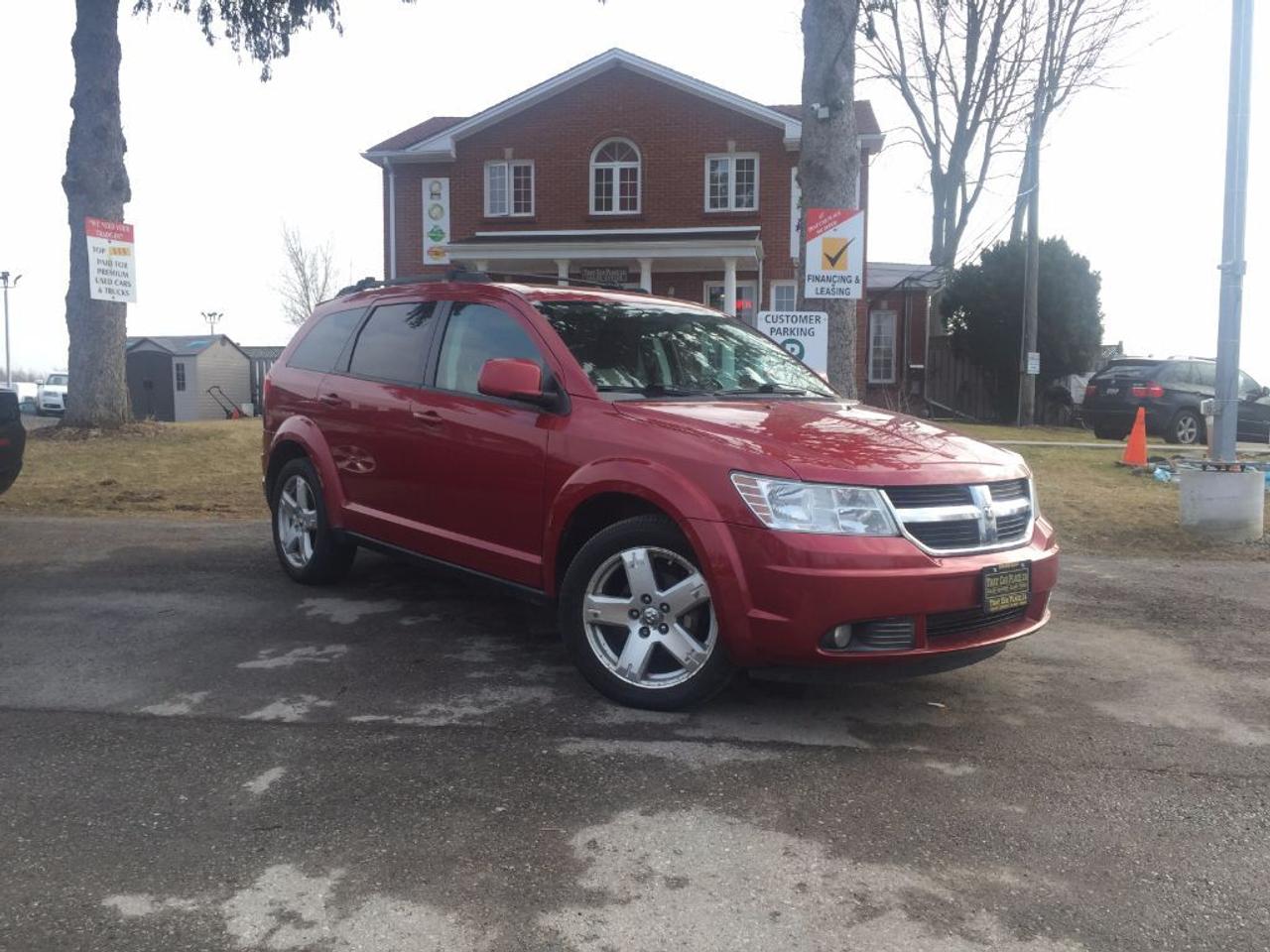 <p>This 7 SEATER 2009 Dodge Journey SXT comes with a great set of tires (lots of tread left), Power Driver Seat/Windows/Doors/Mirrors, Sunroof, LOW KMS, AUX connectivity for your IPHONE/IPOD or ANDROID music playing device, Cruise and many more features. Call 1-519-686-7253 or Visit 443 Exeter Rd. That Car Place.&nbsp;</p>
<ul>
<li class=li1><span class=s2>Voted&nbsp;<strong><em>#1 Best Used Car Dealership</em></strong>&nbsp;through 2014 - 2017 (4 yrs) in London, Ontario</span></li>
<li class=li1><span class=s2>Voted&nbsp;<strong><em>Top Choice Award</em></strong>&nbsp;in 2015 - 2017 (3 yrs)</span></li>
<li class=li1><span class=s2>Voted&nbsp;<strong><em>London&rsquo;s Readers&rsquo; Choice Award</em></strong>&nbsp;2014 and 2015&nbsp;</span></li>
<li class=li1><span class=s2><strong><em>A+</em></strong><strong><em>Better Business Bureau rating</em></strong></span></li>
<li class=li1><span class=s2>We have been in business for&nbsp;</span><span class=s4><strong>27yrs</strong></span><span class=s2><strong><em>&nbsp;</em></strong></span></li>
<li class=li1><span class=s2>Most liked used car dealer on social media in Canada</span></li>
<li class=li1><span class=s2>We use an exclusive 3rd party tool that accurately monitors vehicle prices to guarantee our customers get the best value.&nbsp;</span></li>
<li class=li1><span class=s2><strong><em>NO NEED FOR HAGGLING!&nbsp;</em></strong></span></li>
<li class=li1><span class=s2><strong><em>NO HIDDEN ADMIN. FEES!</em></strong></span></li>
<li class=li1><span class=s2><strong><em>Just honesty and integrity at no additional charge</em></strong></span></li>
<li class=li1><span class=s2>All vehicles:</span></li>
<ul>
<li class=li1><span class=s2>Go through Safety inspection with 30 days 100% safety related items warranty completed by us</span></li>
<li class=li1><span class=s2>With below 50% brakes will be replaced&nbsp;</span></li>
<li class=li1><span class=s2>Receive a semi-synthetic oil-lube-filter</span></li>
<li class=li1><span class=s2>Undergo Emissions test and an extensive inspection</span></li>
<li class=li1><span class=s2>Include a FREE CarProof Report</span></li>
<li class=li2><span class=s2>Purchased include FREE cleanup and detailing</span></li>
</ul>
<li class=li2><span class=s2>Our&nbsp;<em>Finance Specialists</em>&nbsp;will do their best to:</span></li>
<ul>
<li class=li2><span class=s2>Provide&nbsp;<strong><em>SAME-DAY APPROVALS</em></strong></span></li>
<li class=li2><span class=s2>Ensure achieving the&nbsp;<strong><em>LOWEST INTEREST RATE &</em></strong>&nbsp;<strong><em>BEST TERMS&nbsp;</em></strong>possible</span></li>
<li class=li2><span class=s2>Provide&nbsp;<strong><em>FULLY OPEN-END LOANS *pay them off any time with no penalty*</em></strong></span></li>
</ul>
<li class=li3><span class=s2>Whether its good, bad or no credit, bankruptcy, proposal, divorce or repossessions. $0 down Apply securely with confidence at&nbsp;<a href=http://bit.ly/2cg4WeM><span class=s5>http://bit.ly/2cg4WeM</span></a></span><span class=s6>&nbsp;</span></li>
<li class=li3><span class=s2>We make the buying process SIMPLE and STRESS-FREE, our reviews speak for themselves:</span></li>
<ul>
<li class=li4><span class=s8><strong><em>Google</em></strong><em>:</em></span><span class=s9><a href=http://bit.ly/2cK4fi3><span class=s10>http://bit.ly/2cK4fi3</span></a></span></li>
<li class=li5><span class=s8><strong><em>DealerRater:</em></strong></span><span class=s12><span class=s5><a href=http://bit.ly/2cIdFI1>http://bit.ly/2cIdFI1</a></span></span></li>
<li class=li5><em><strong>Reviewsii:</strong></em><a style=text-indent: -18pt; href=http://bit.ly/2ot45Ar>http://bit.ly/2ot45Ar</a><span style=text-indent: -18pt;>&nbsp;&nbsp;</span></li>
<li class=li5><span class=s8><strong><em>BBB:</em></strong></span><span class=s9>&nbsp;<a href=http://go.bbb.org/2cK5Cxd><span class=s5>http://go.bbb.org/2cK5Cxd</span></a></span></li>
</ul>
</ul>
<p>&nbsp;**Payments are based off qualifying monthly term $0 down & 4.9% interest. Qualifying term and rate of borrowing varies by lender. Example: The cost of borrowing on a vehicle with a purchase price of $10000 at 4.9% over 60 month term is $1499.78. Rates are subject to change without notice.&nbsp;</p>
