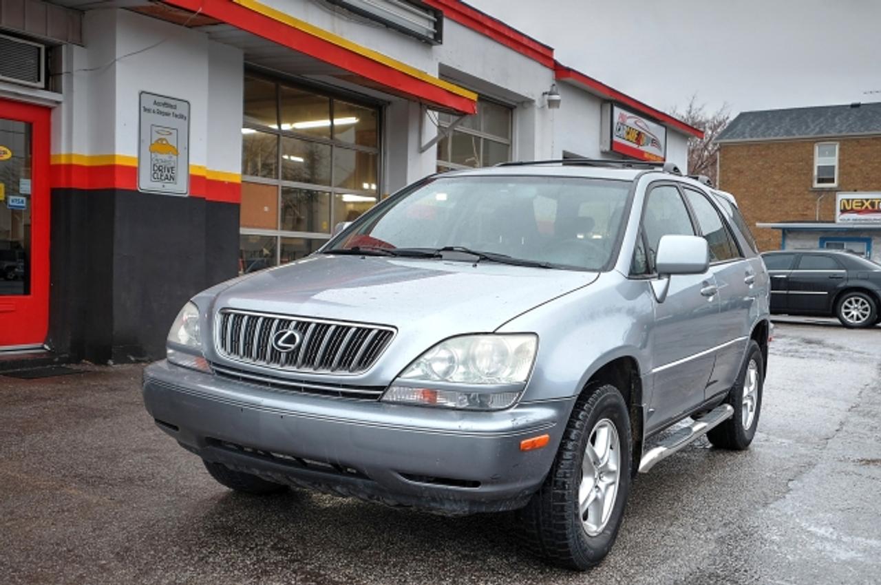 Affordable Luxury!! Leather!! Fully Loaded!! AWD!! Certified, e-tested, 2-year powertrain warranty ($3,000 per claim), 2 years free oil changes (up to $400 value). CarProof available by email.

Ultimate Powertrain Drive 2-Year/unlimited kms warranty included ($3,000 per claim)

One of the top contenders in the luxury SUV lineup, this 2001 Lexus RX300 still has a lot of life to give. 

It delivers a smooth on-road ride, fine handling, a quiet interior and a responsive V6 engine.  

While most sport-utilities require a step up and most sports cars require ducking down, the RX 300 allows you to slide straight in. Once in, drivers are treated to comfortable seats and a beautiful interior.   All the switchgear operates flawlessly and all controls are positioned exactly as one would expect.  The shift lever is mounted in the center instrument panel, freeing floor space between the front seats.

While the interior is superb, ride quality and handling prowess are among the RX 300s best features.  Stable in high-speed sweeping turns, the RX 300 also seems at home on winding mountain roads, dispatching them as deftly as a sedan. Theres none of the wallowing and turn-in stability compromises found on most truck-based SUVs. Vehicle Skid Control detects when either the front or rear wheels lose traction and automatically applies power or brakes to the individual wheels. 




YOUR NEIGHBOURHOOD CAR DEALER!!!

At Next Car 4 U we start with YOU, the customer, not with our inventory. Our goal is to help find you a car that gives YOU the best value for YOUR money. Our partnership with Pro Car Care 4 U also gives us a unique opportunity to provide you with extended service and support. 

CarFax and/or CarProof and insurance claim reports provided for all our vehicles. Each vehicle is carefully inspected for safety, mechanical and functionality of all features. Call 289-362-2200 today!