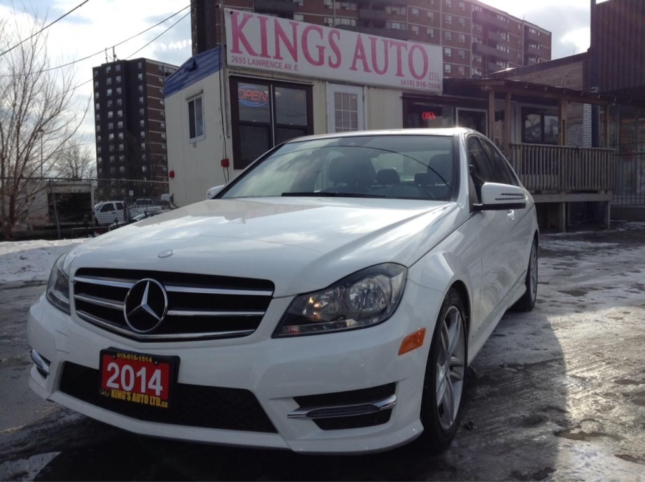 Used 2014 Mercedes-Benz C-Class C300, AWD, NAVI, SUNROOF, BACK-UP CAM, LEATHER for sale in Markham, ON