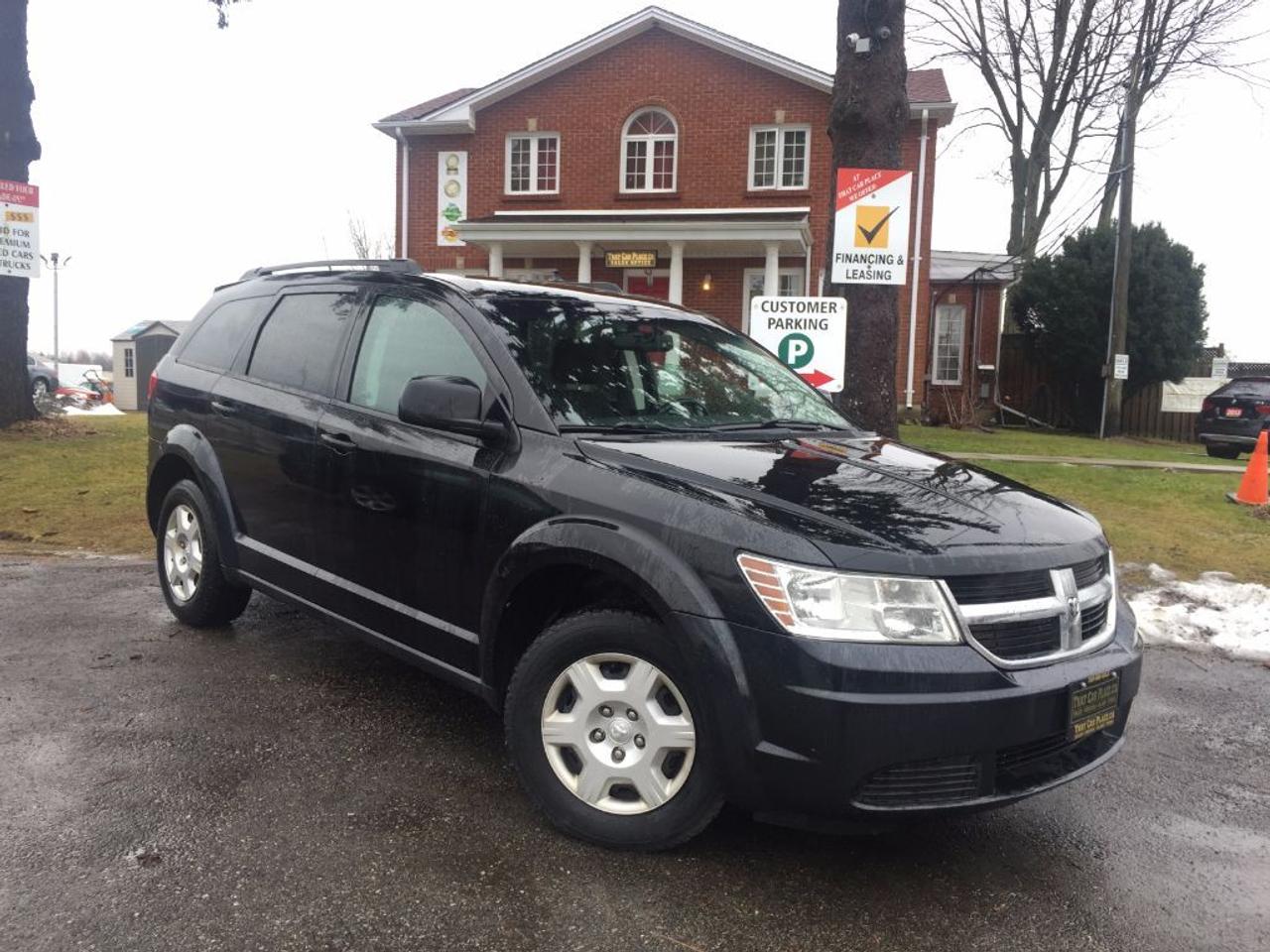 <p>This 2010 Dodge Journey SE ha a CLEAN CARPROOF and is nicely equipped with Tinted Windows, Cruise, AUX/CD/MP3 connectivity for your IPOD/IPHONE or ANDROID music playing device, 4 wheel disc brakes, 4 cylinder, Power Outlet, Stability Control, and cooler in the above glove box to keep your drinks cold during the summer. PRICED TO SELL $7493 + HST + Licensing. Wont Last Long. Call 1-519-686-7253 or Visit 443 Exeter Rd. That Car Place</p>
<ul>
<li class=li1><span class=s2>Voted&nbsp;<strong><em>#1 Best Used Car Dealership</em></strong>&nbsp;through 2014 - 2017 (4 yrs) in London, Ontario</span></li>
<li class=li1><span class=s2>Voted&nbsp;<strong><em>Top Choice Award</em></strong>&nbsp;in 2015 - 2017 (3 yrs)</span></li>
<li class=li1><span class=s2>Voted&nbsp;<strong><em>London&rsquo;s Readers&rsquo; Choice Award</em></strong>&nbsp;2014 and 2015&nbsp;</span></li>
<li class=li1><span class=s2><strong><em>A+</em></strong><strong><em>Better Business Bureau rating</em></strong></span></li>
<li class=li1><span class=s2>We have been in business for&nbsp;</span><span class=s4><strong>27yrs</strong></span><span class=s2><strong><em>&nbsp;</em></strong></span></li>
<li class=li1><span class=s2>Most liked used car dealer on social media in Canada</span></li>
<li class=li1><span class=s2>We use an exclusive 3rd party tool that accurately monitors vehicle prices to guarantee our customers get the best value.&nbsp;</span></li>
<li class=li1><span class=s2><strong><em>NO NEED FOR HAGGLING!&nbsp;</em></strong></span></li>
<li class=li1><span class=s2><strong><em>NO HIDDEN ADMIN. FEES!</em></strong></span></li>
<li class=li1><span class=s2><strong><em>Just honesty and integrity at no additional charge</em></strong></span></li>
<li class=li1><span class=s2>All vehicles:</span></li>
<ul>
<li class=li1><span class=s2>Go through Safety inspection with 30 days 100% safety related items warranty completed by us</span></li>
<li class=li1><span class=s2>With below 50% brakes will be replaced&nbsp;</span></li>
<li class=li1><span class=s2>Receive a semi-synthetic oil-lube-filter</span></li>
<li class=li1><span class=s2>Undergo Emissions test and an extensive inspection</span></li>
<li class=li1><span class=s2>Include a FREE CarProof Report</span></li>
<li class=li2><span class=s2>Purchased include FREE cleanup and detailing</span></li>
</ul>
<li class=li2><span class=s2>Our&nbsp;<em>Finance Specialists</em>&nbsp;will do their best to:</span></li>
<ul>
<li class=li2><span class=s2>Provide&nbsp;<strong><em>SAME-DAY APPROVALS</em></strong></span></li>
<li class=li2><span class=s2>Ensure achieving the&nbsp;<strong><em>LOWEST INTEREST RATE &</em></strong>&nbsp;<strong><em>BEST TERMS&nbsp;</em></strong>possible</span></li>
<li class=li2><span class=s2>Provide&nbsp;<strong><em>FULLY OPEN-END LOANS *pay them off any time with no penalty*</em></strong></span></li>
</ul>
<li class=li3><span class=s2>Whether its good, bad or no credit, bankruptcy, proposal, divorce or repossessions. $0 down Apply securely with confidence at&nbsp;<a href=http://bit.ly/2cg4WeM><span class=s5>http://bit.ly/2cg4WeM</span></a></span><span class=s6>&nbsp;</span></li>
<li class=li3><span class=s2>We make the buying process SIMPLE and STRESS-FREE, our reviews speak for themselves:</span></li>
<ul>
<li class=li4><span class=s8><strong><em>Google</em></strong><em>:</em></span><span class=s9><a href=http://bit.ly/2cK4fi3><span class=s10>http://bit.ly/2cK4fi3</span></a></span></li>
<li class=li5><span class=s8><strong><em>DealerRater:</em></strong></span><span class=s12><span class=s5><a href=http://bit.ly/2cIdFI1>http://bit.ly/2cIdFI1</a></span></span></li>
<li class=li5><em><strong>Reviewsii:</strong></em><a style=text-indent: -18pt; href=http://bit.ly/2ot45Ar>http://bit.ly/2ot45Ar</a><span style=text-indent: -18pt;>&nbsp;&nbsp;</span></li>
<li class=li5><span class=s8><strong><em>BBB:</em></strong></span><span class=s9>&nbsp;<a href=http://go.bbb.org/2cK5Cxd><span class=s5>http://go.bbb.org/2cK5Cxd</span></a></span></li>
</ul>
</ul>
<p>&nbsp;**Payments are based off qualifying monthly term $0 down & 4.9% interest. Qualifying term and rate of borrowing varies by lender. Example: The cost of borrowing on a vehicle with a purchase price of $10000 at 4.9% over 60 month term is $1499.78. Rates are subject to change without notice.&nbsp;</p>