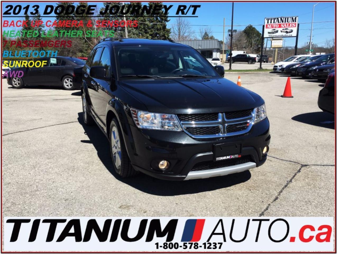 Used 2013 Dodge Journey R/T+AWD+7 PASS.+Camera+Sunroof+Heated Leather Seat for sale in London, ON