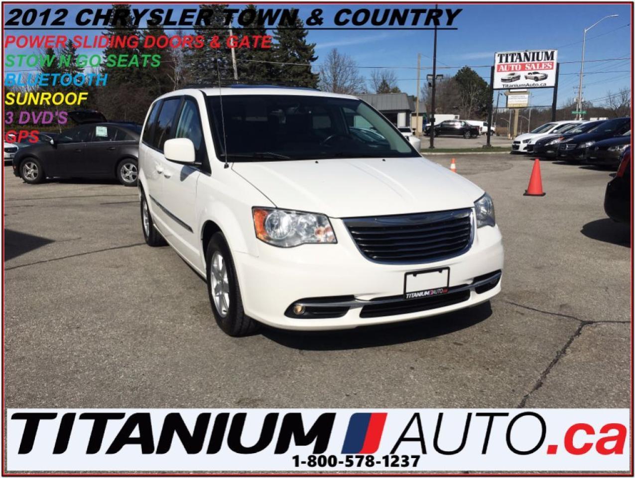 Used 2012 Chrysler Town & Country GPS+Sunroof+Camera+3 DVDs+Stow N Go+Power Doors++ for sale in London, ON