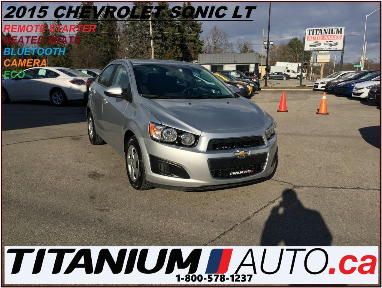 Used 2015 Chevrolet Sonic LT+Camera+Heated Seats+BlueTooth+Remote Start+Trac for sale in London, ON