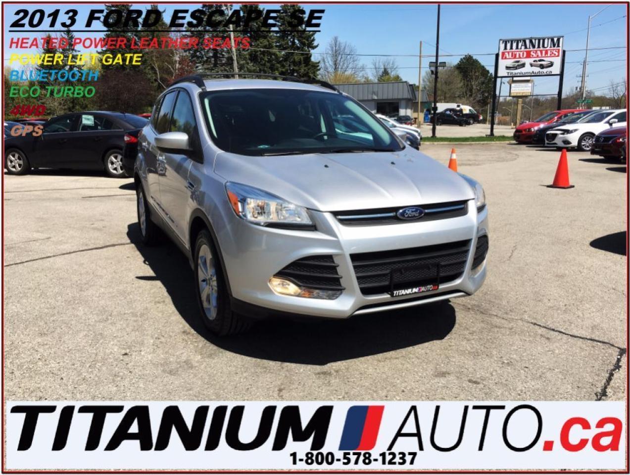 Used 2013 Ford Escape 4WD+GPS+Heated Leather+Power Lift Gate+New Brakes+ for sale in London, ON