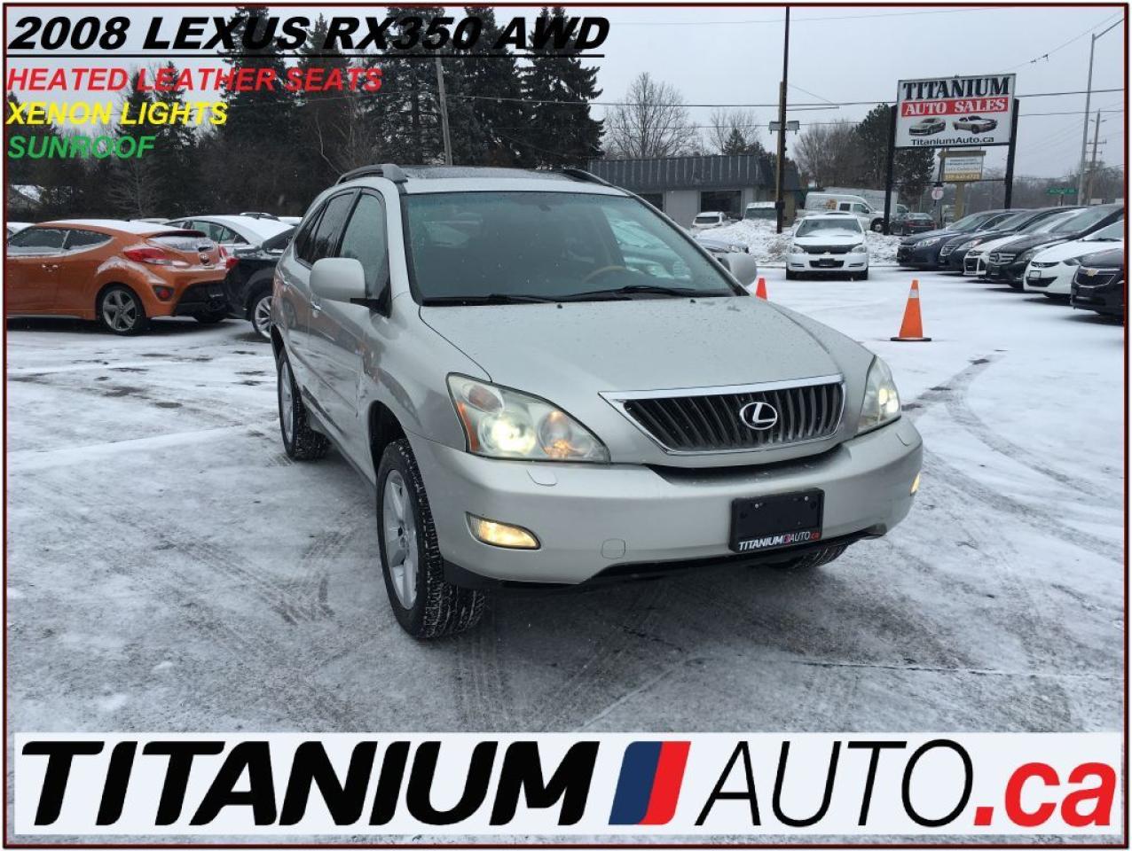 Used 2008 Lexus RX 350 AWD+Xenon+Power Gate+Leather Heated Memory Seats++ for sale in London, ON